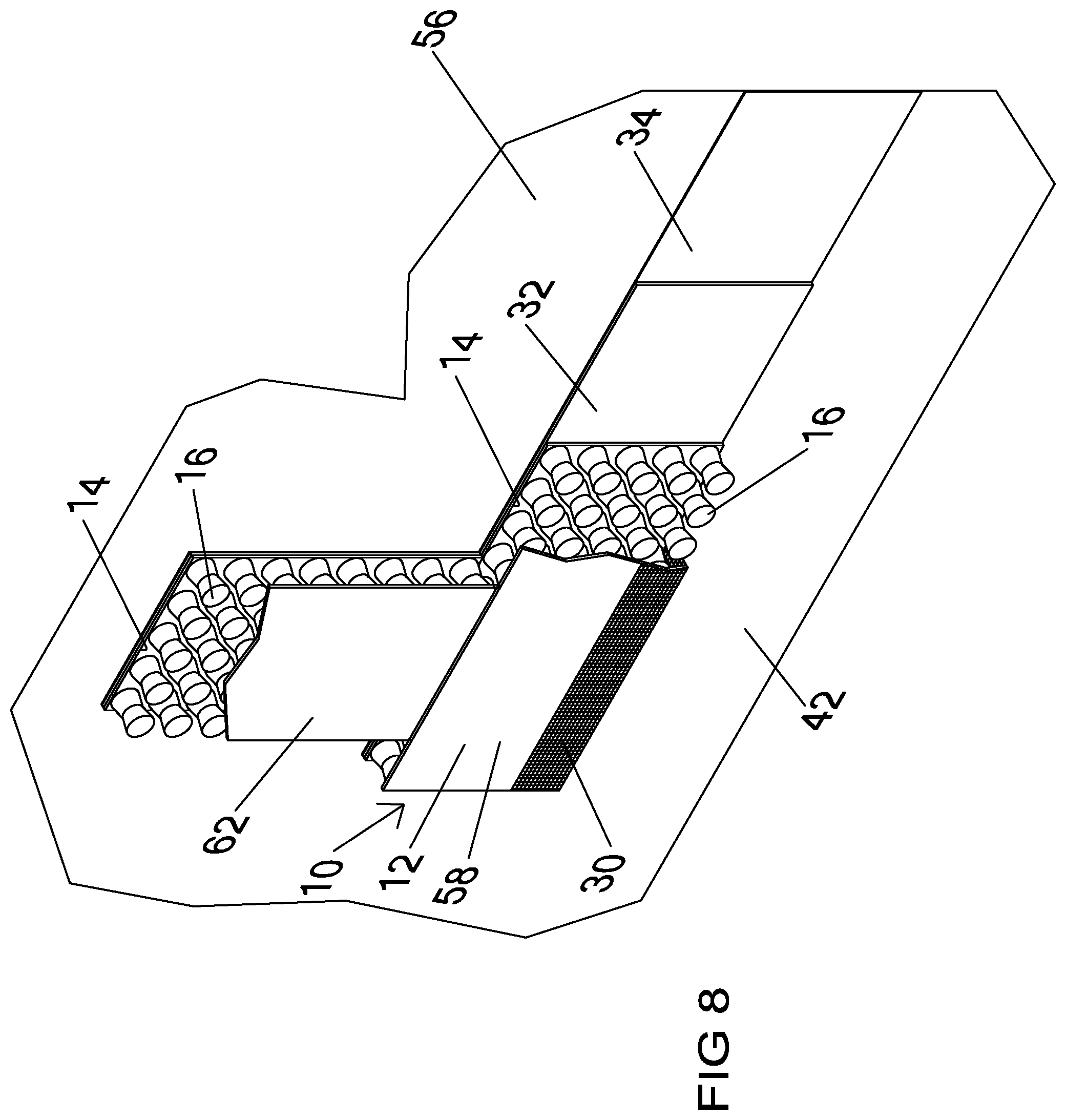 Patent US12448780 Figure 8 – Moisture porous building furring strip