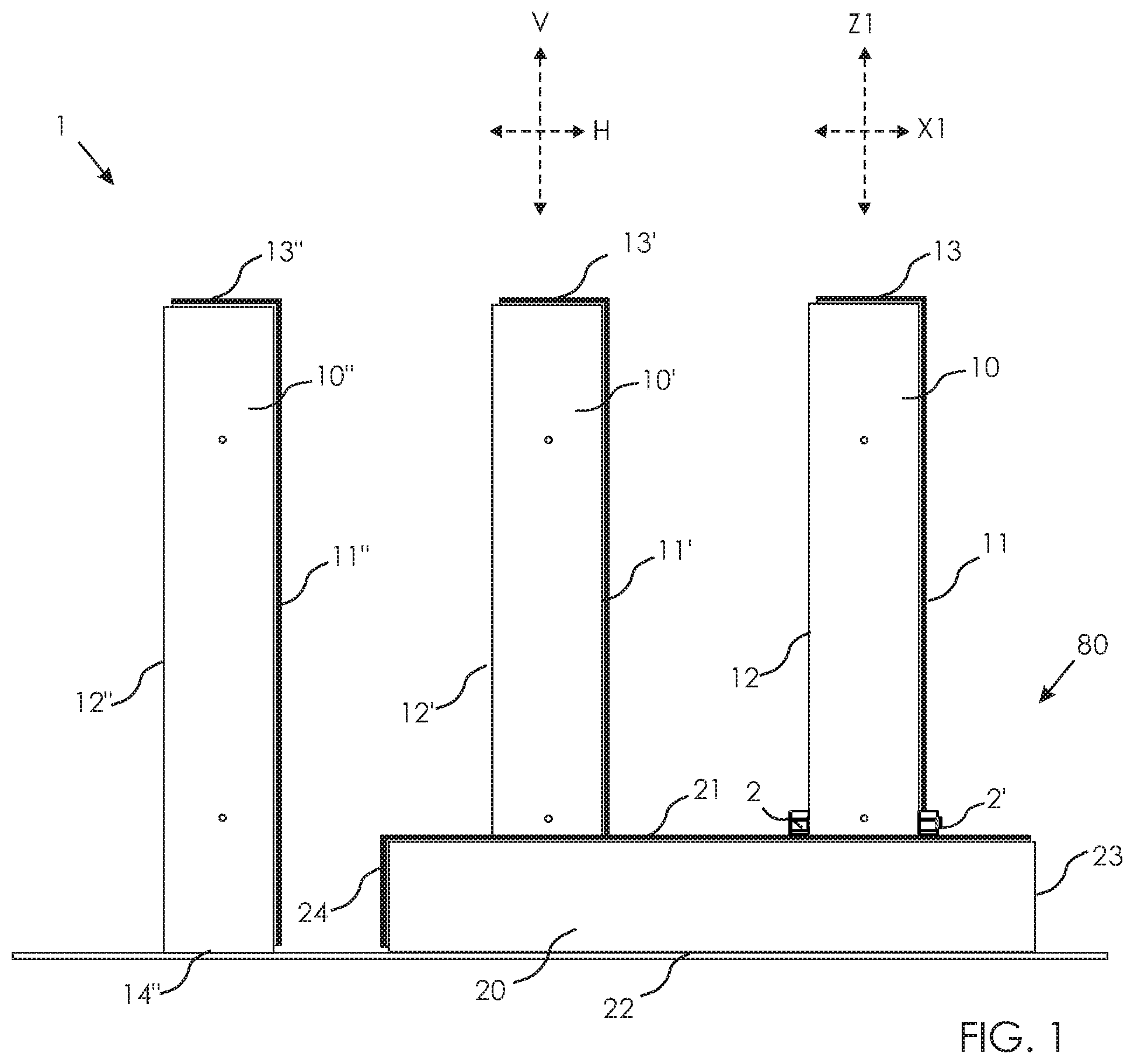 Patent US12448781 Figure 1 – Multi thickness clips