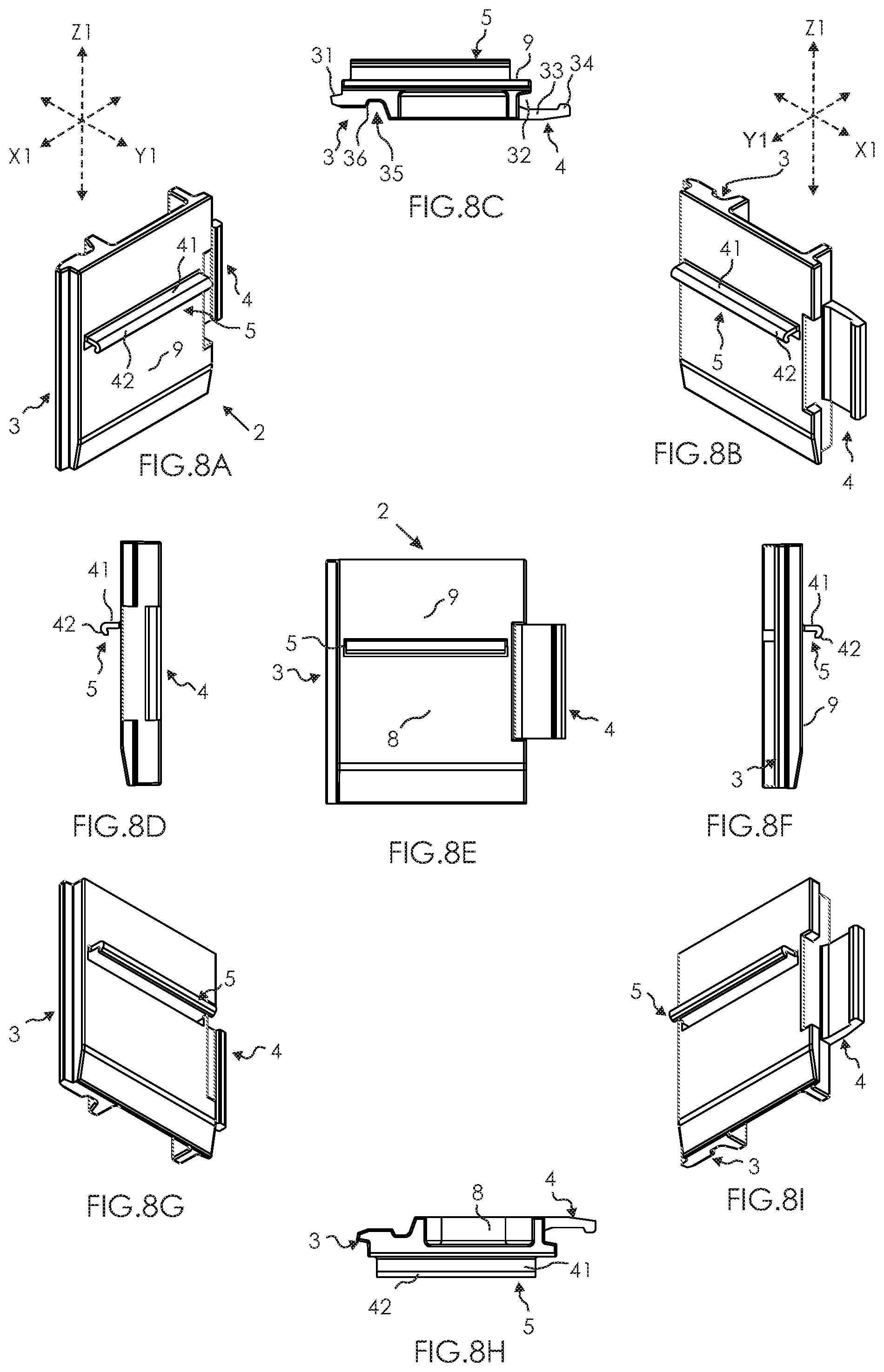 Patent US12448781 Figure 9 – Multi thickness clips