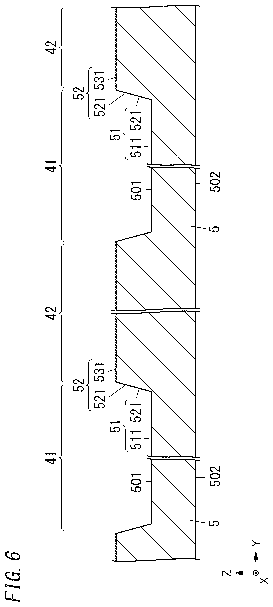 Patent US12448782 Figure 6 – Construction material, decorative member, and method for manufacturing decorative member