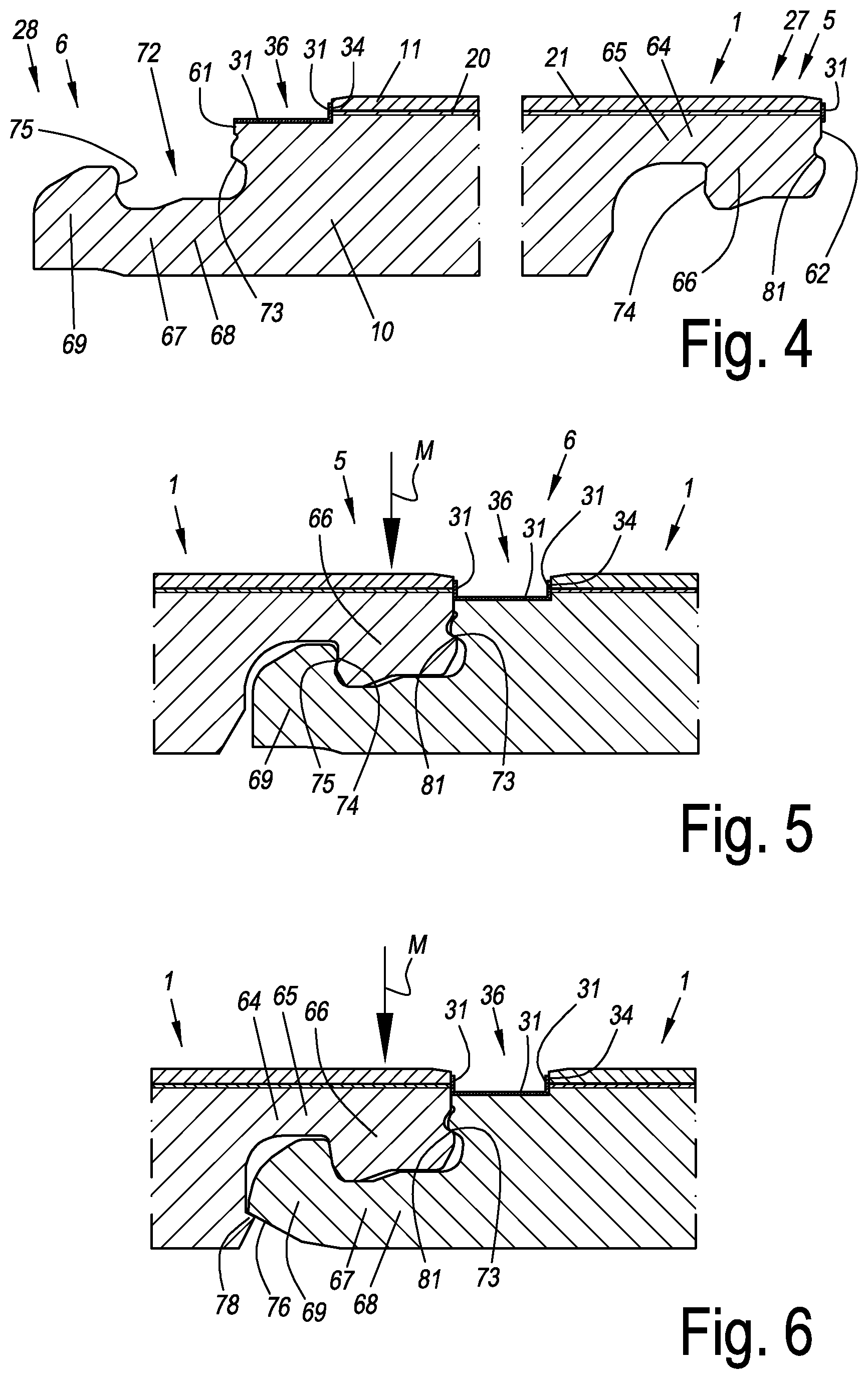 Patent US12448784 Figure 2 – Decorative panel comprising grout imitation
