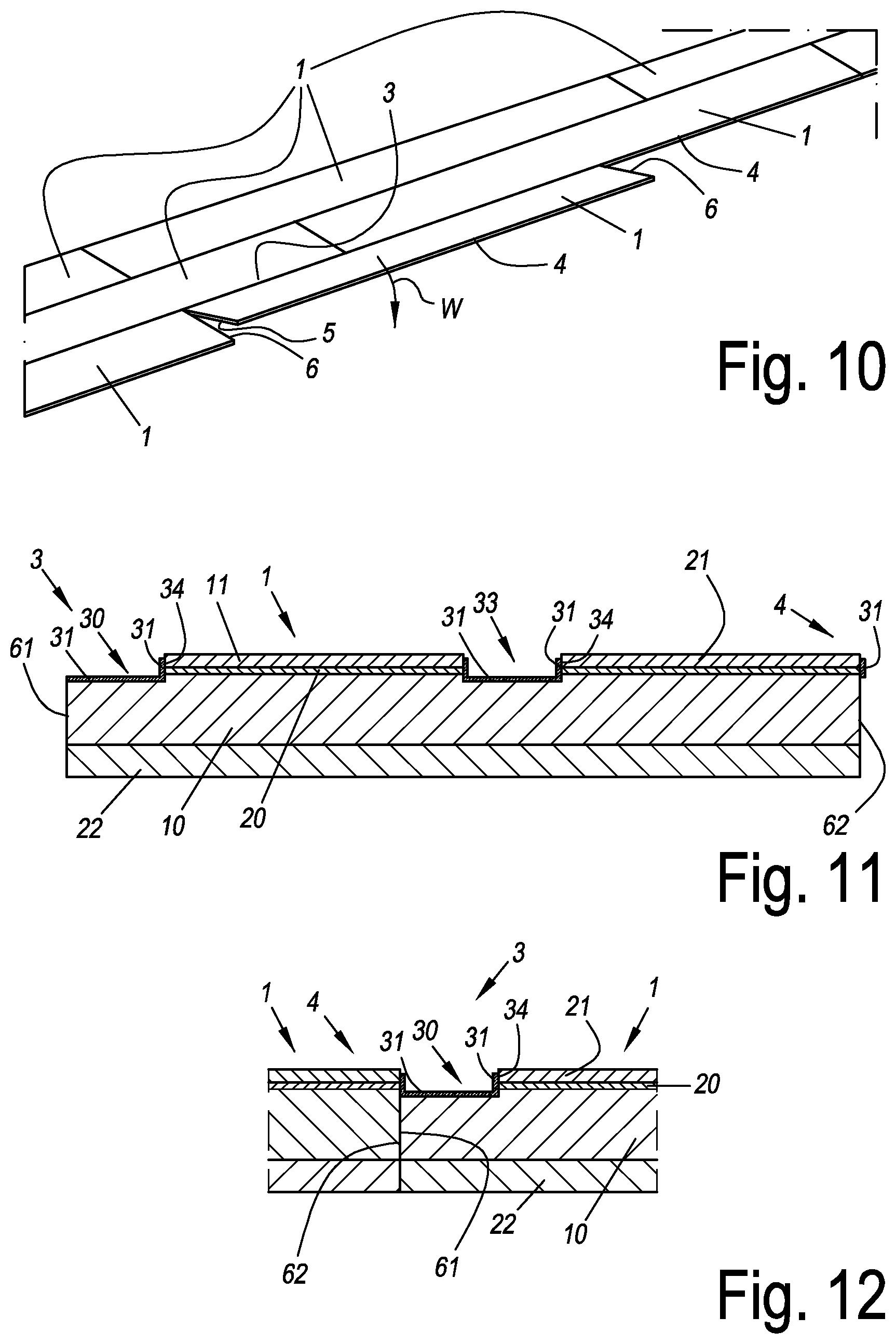 Patent US12448784 Figure 4 – Decorative panel comprising grout imitation
