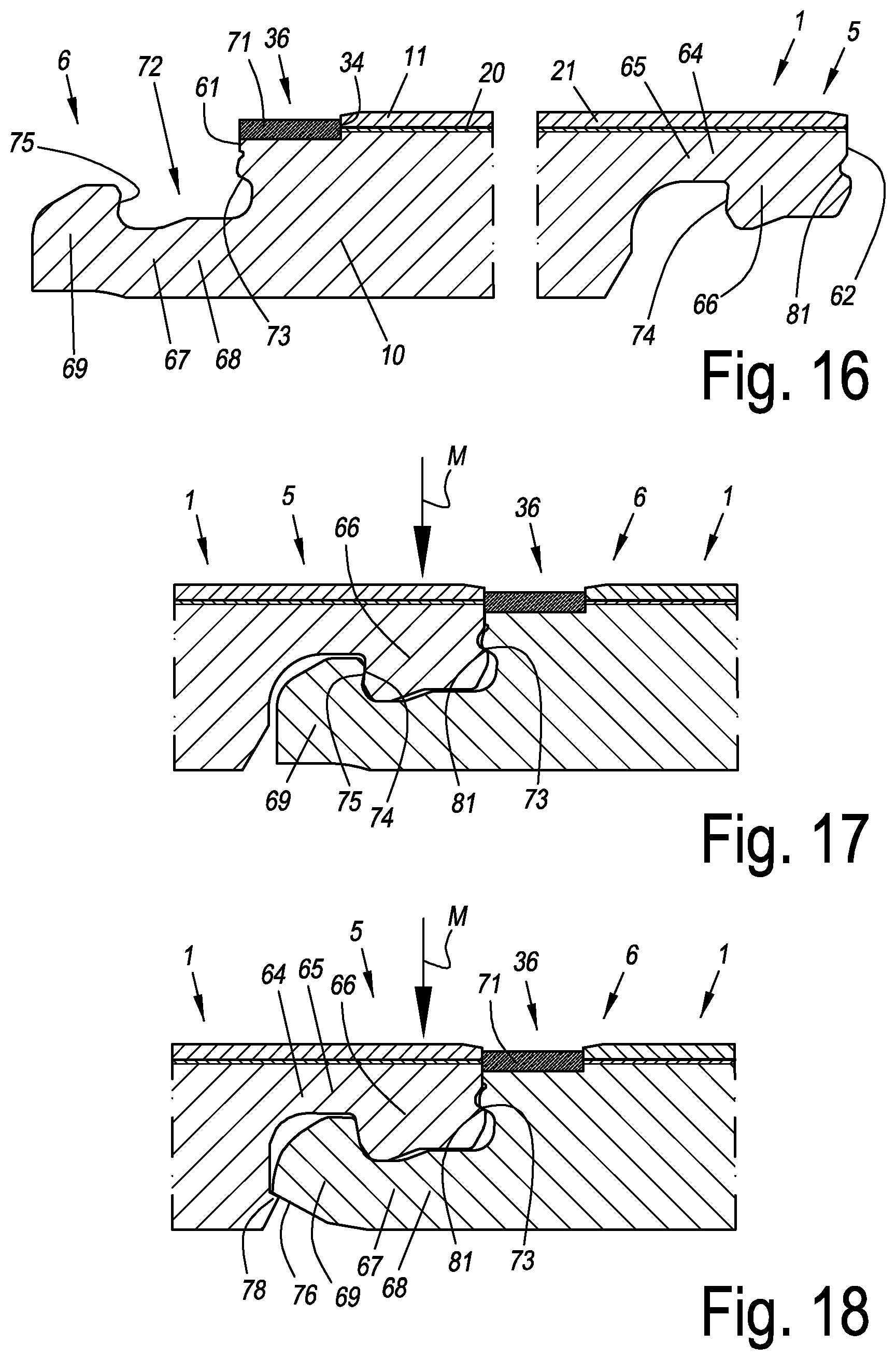 Patent US12448784 Figure 6 – Decorative panel comprising grout imitation