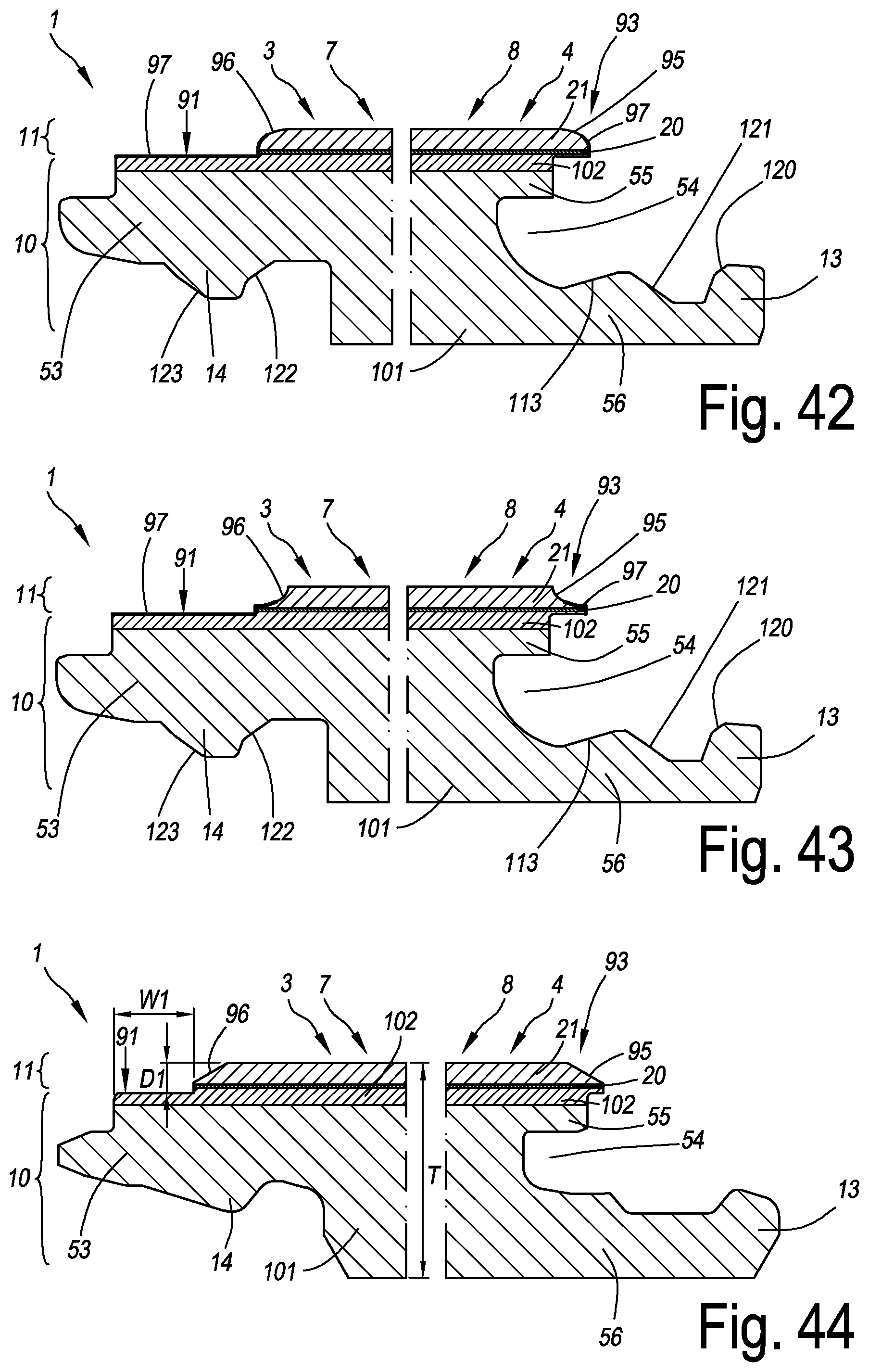 Patent US12448784 Figure 15 – Decorative panel comprising grout imitation