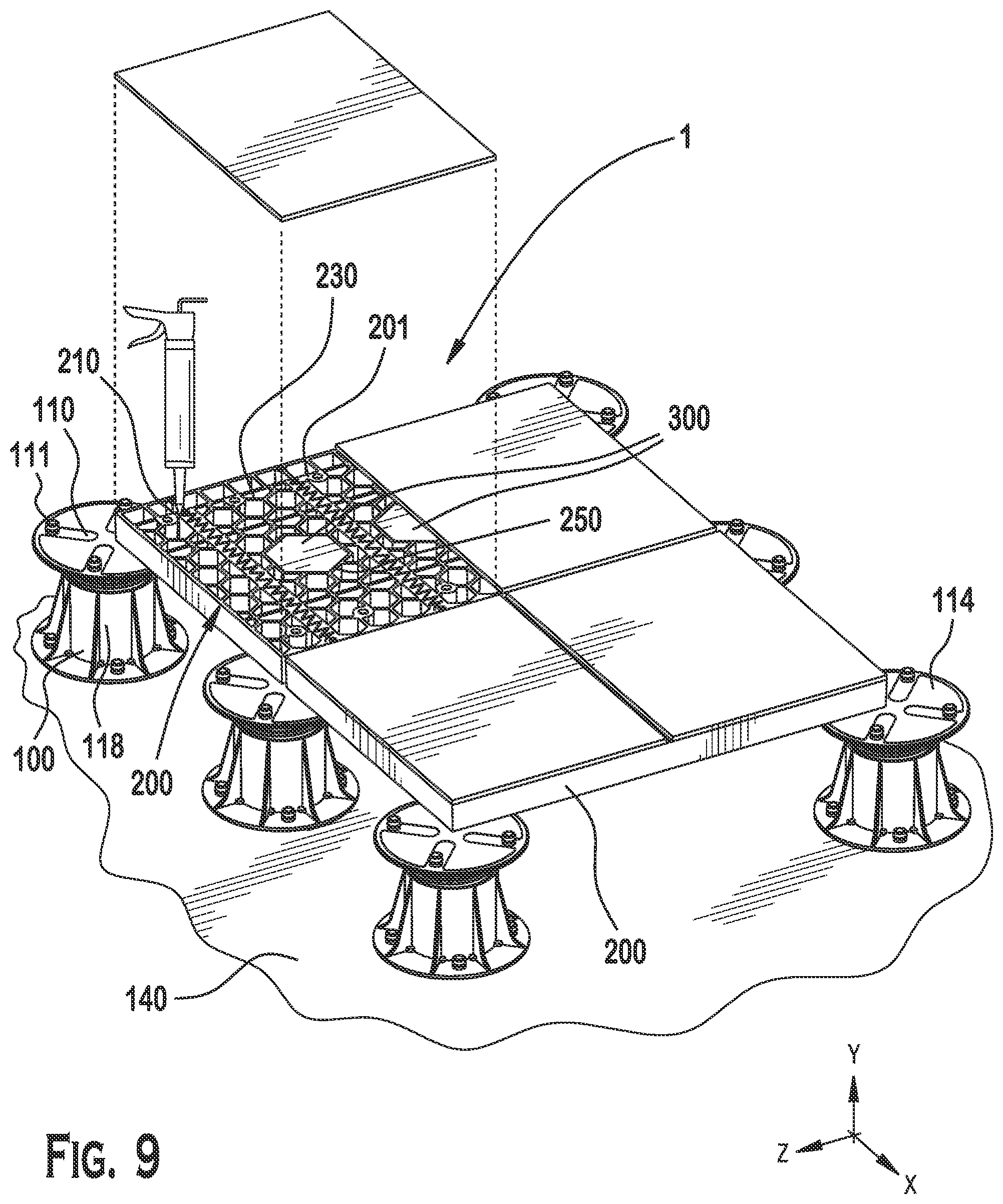 Patent US12448787 Figure 8 – Paver supporting apparatus