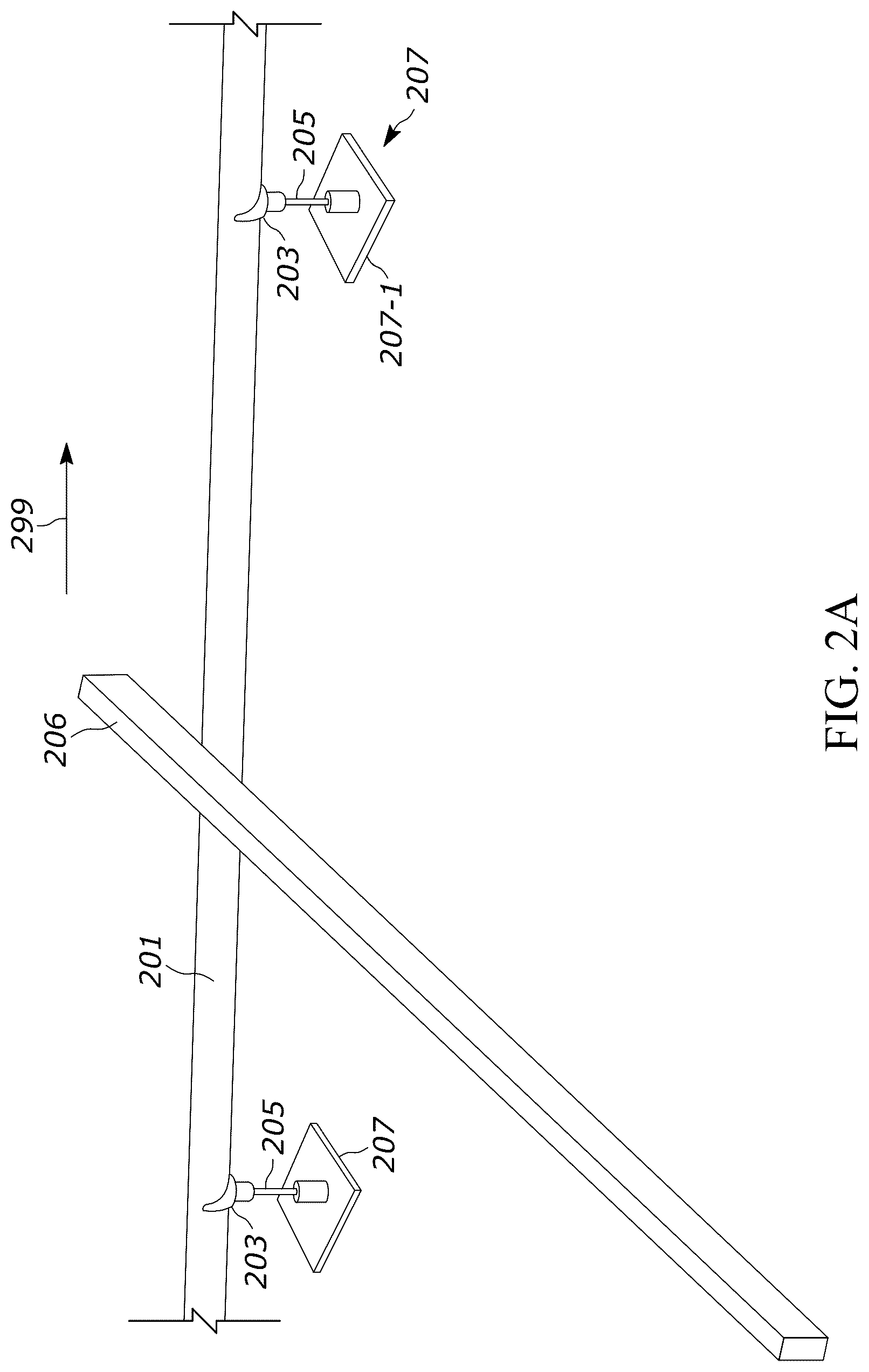 Patent US12448793 Figure 3 – Screed rail system for pouring concrete against a wall