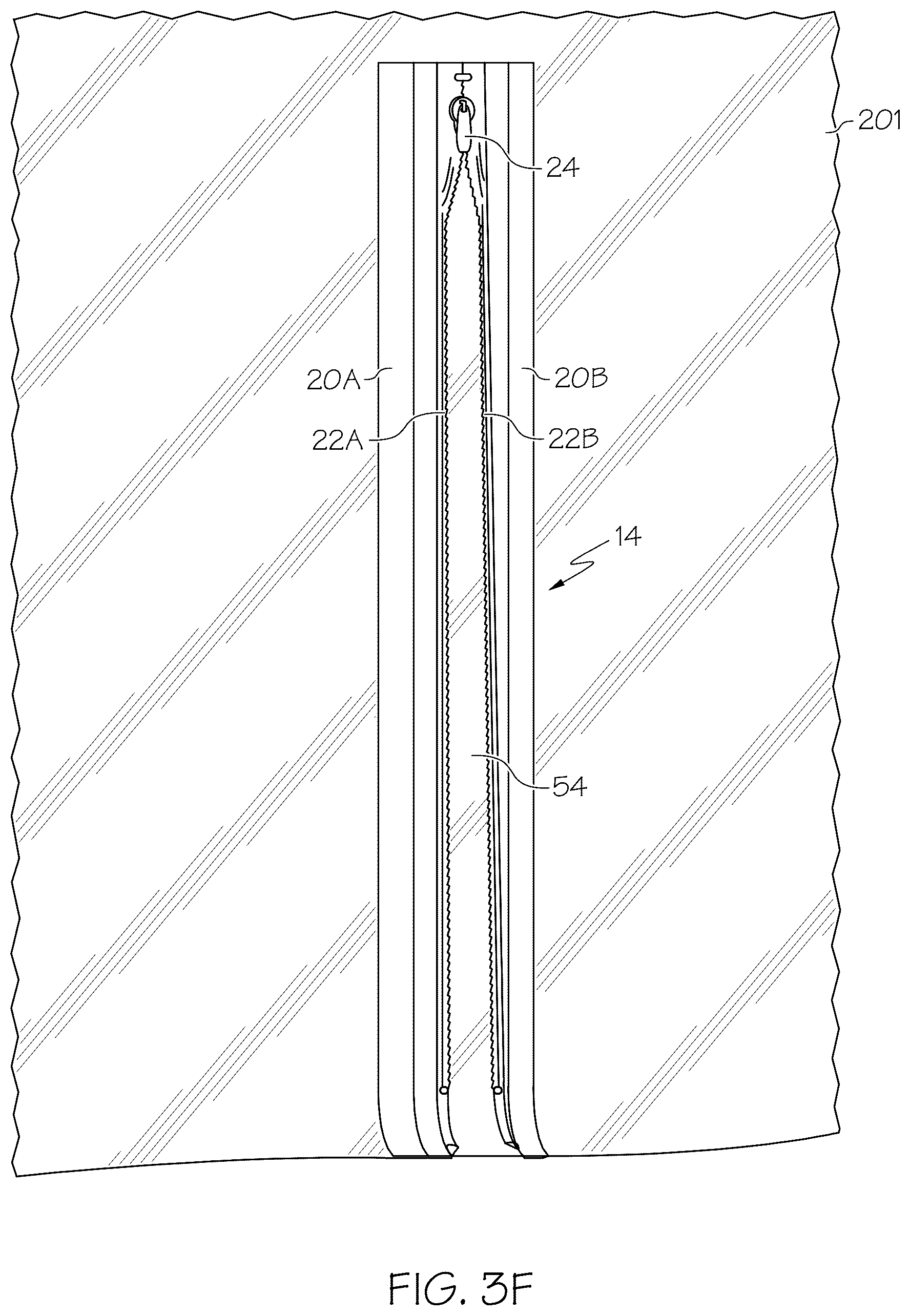 Patent US12448795 Figure 14 – Partition mounting systems, partition assembly kits, double-sided adhesive tape and methods of installation and application