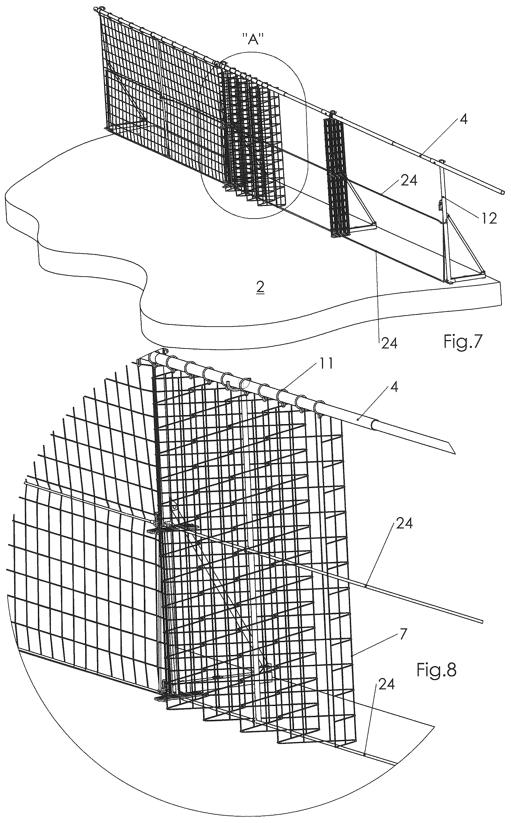 Patent US12448796 Figure 4 – Edge protection system