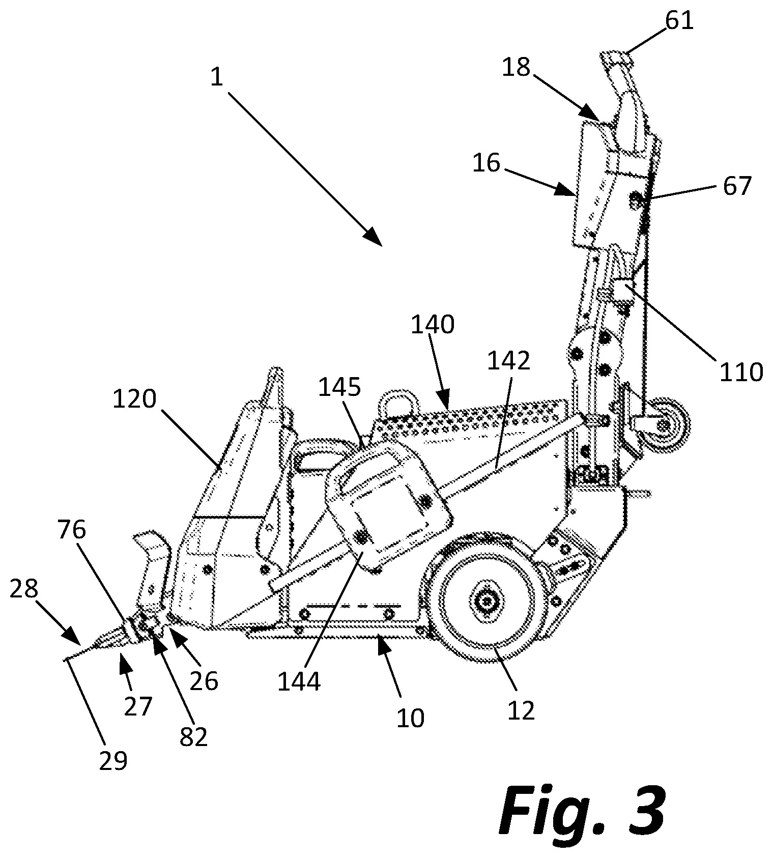 Patent US12448798 Figure 2 – Floor stripper machine