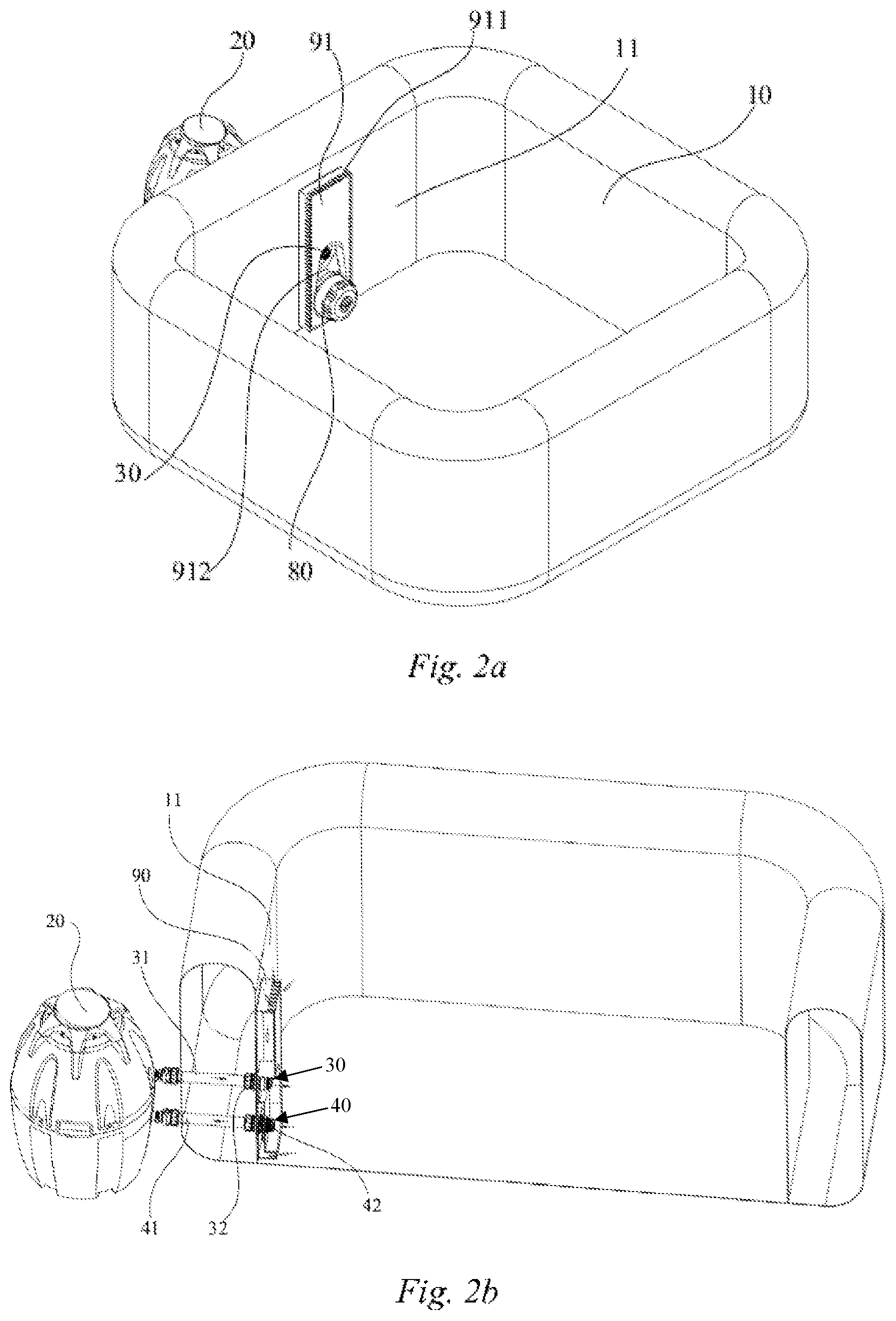 Patent US12448801 Figure 2 – Water circulation system for a pool and a pool