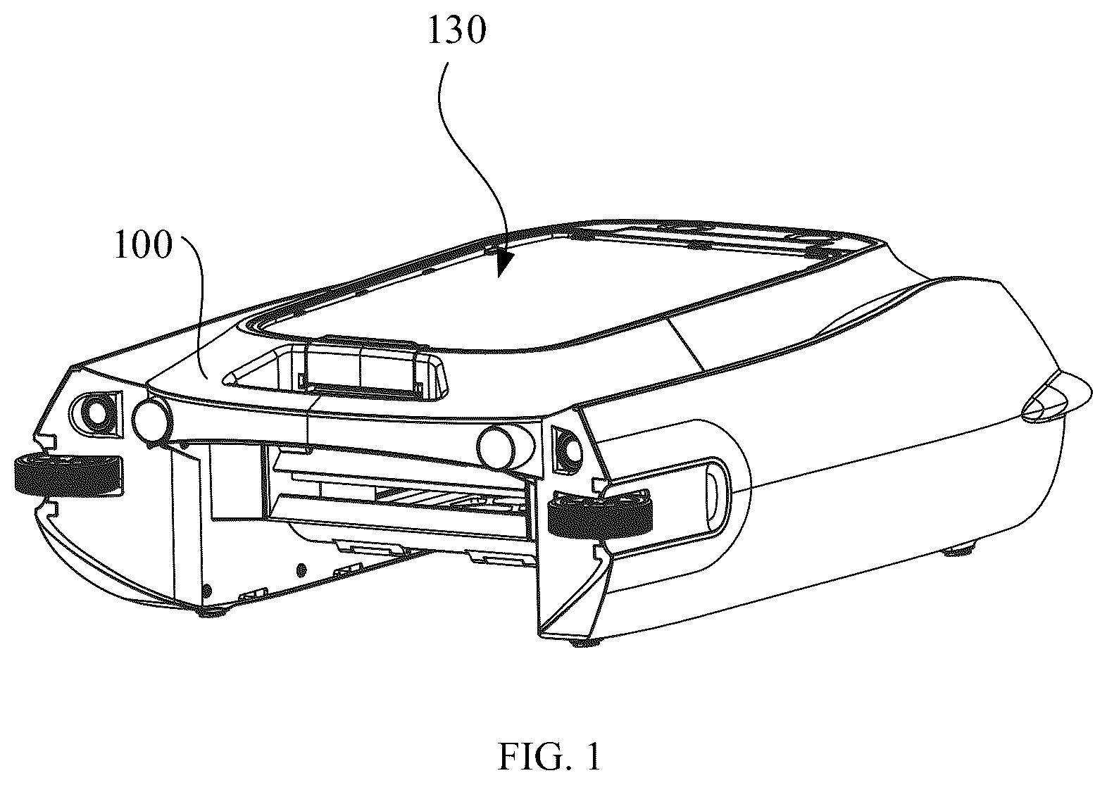 Patent US12448802 Figure 1 – Water surface cleaning robot