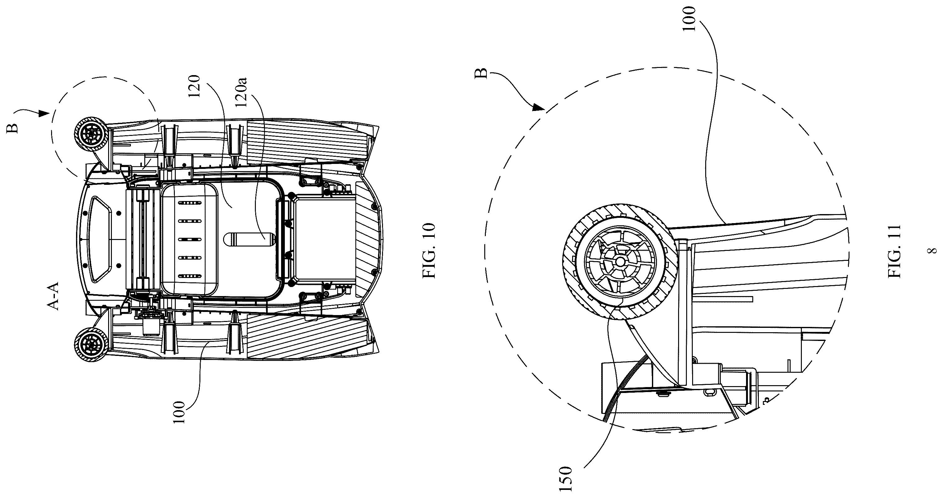 Patent US12448802 Figure 8 – Water surface cleaning robot