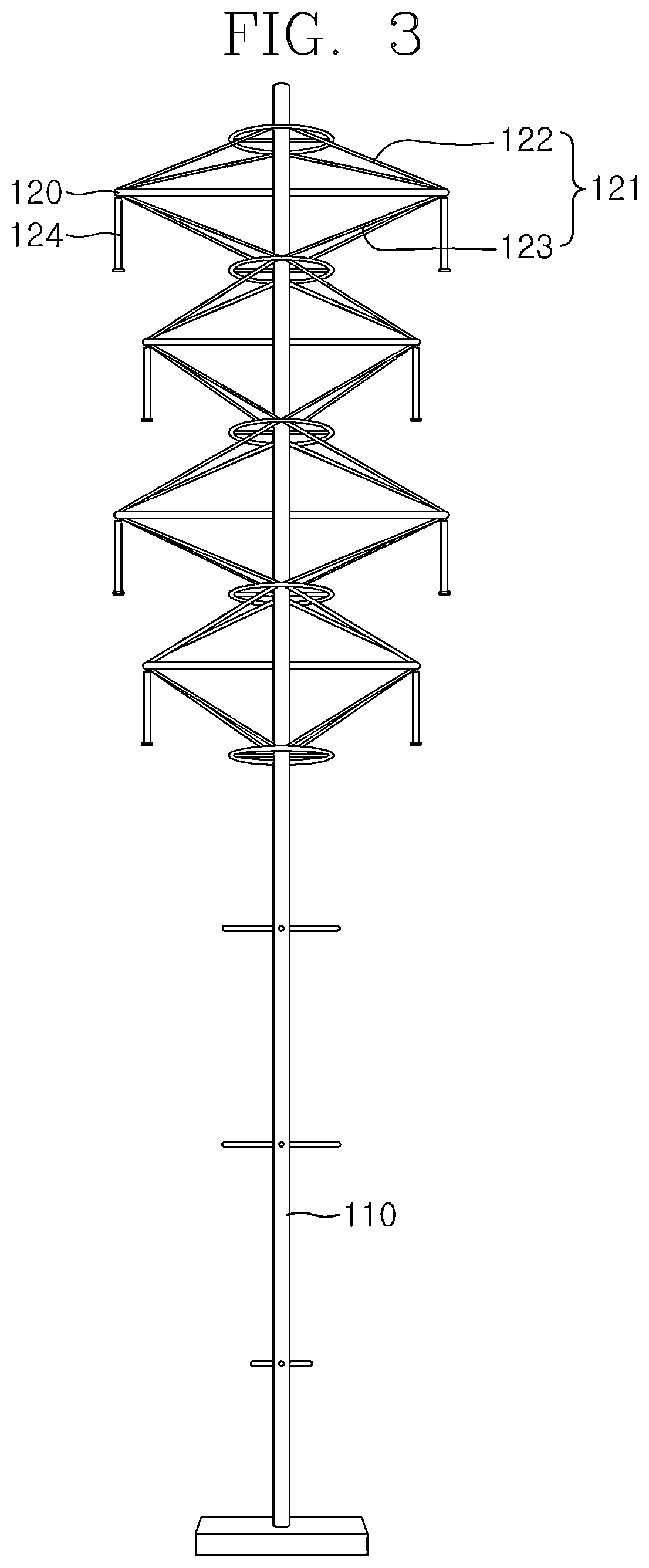 Patent US12448804 Figure 3 – Tensile transmission tower design