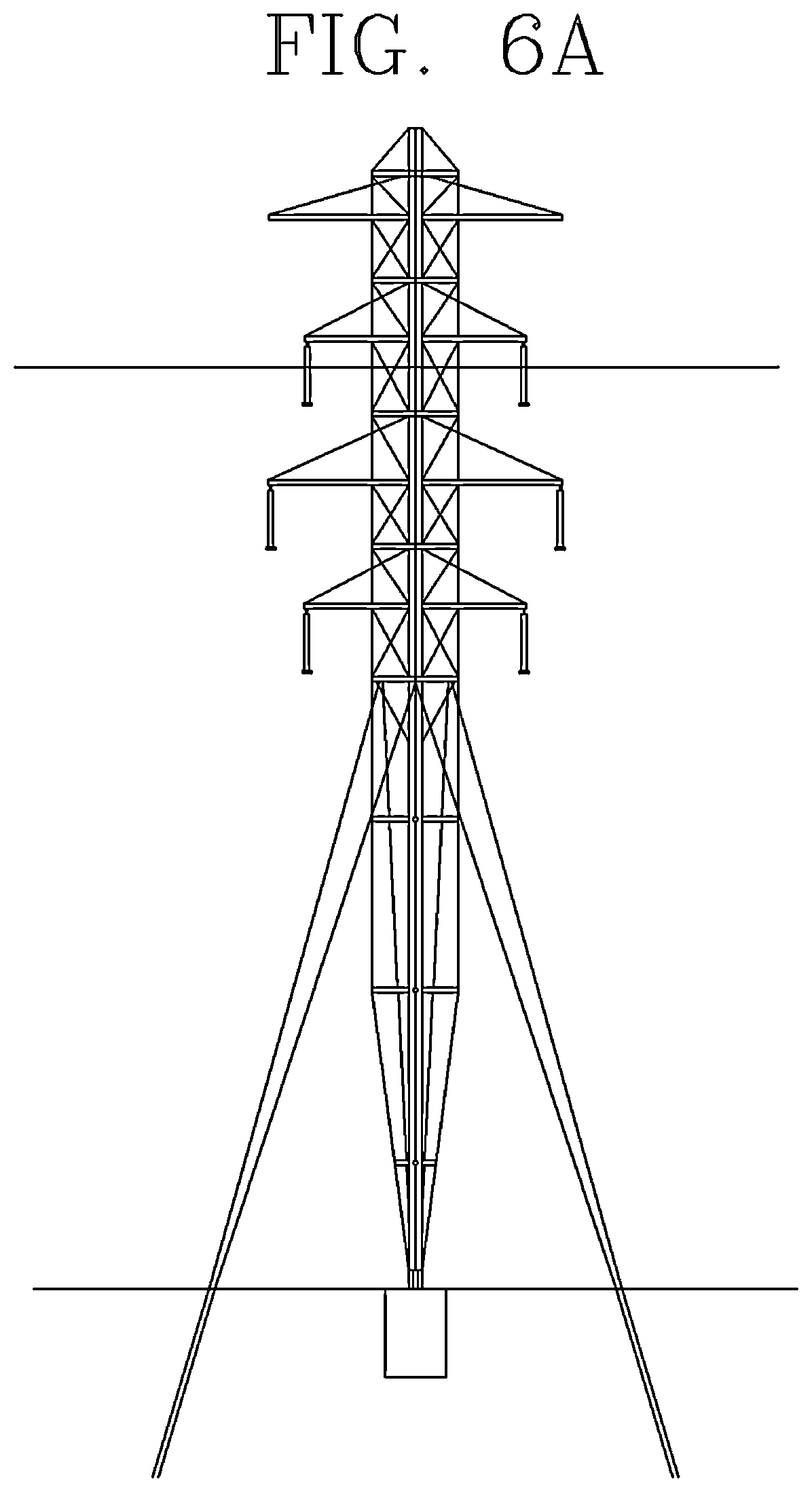 Patent US12448804 Figure 6 – Tensile transmission tower design