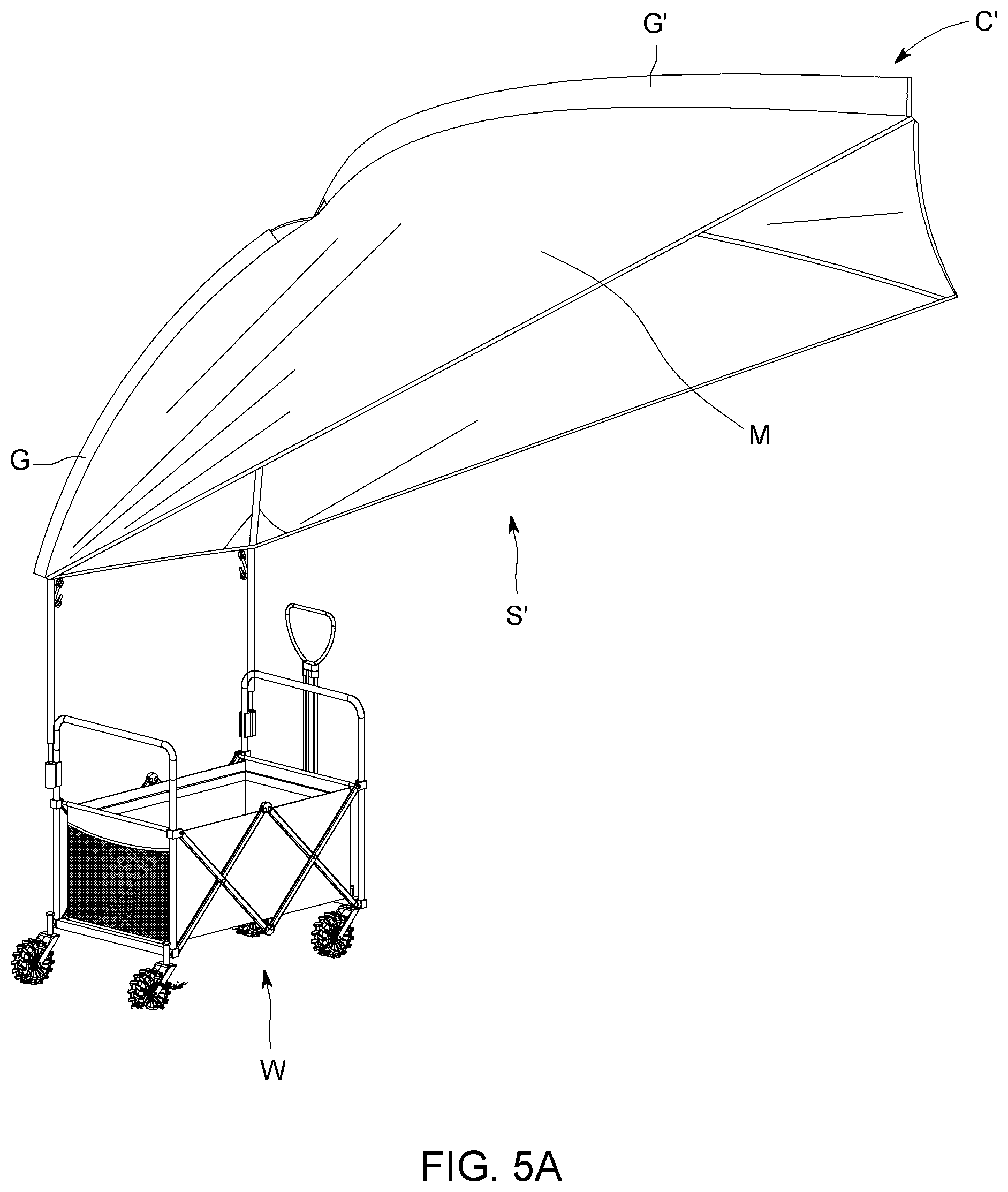 Patent US12448806 Figure 13 – Shade assembly for a wagon