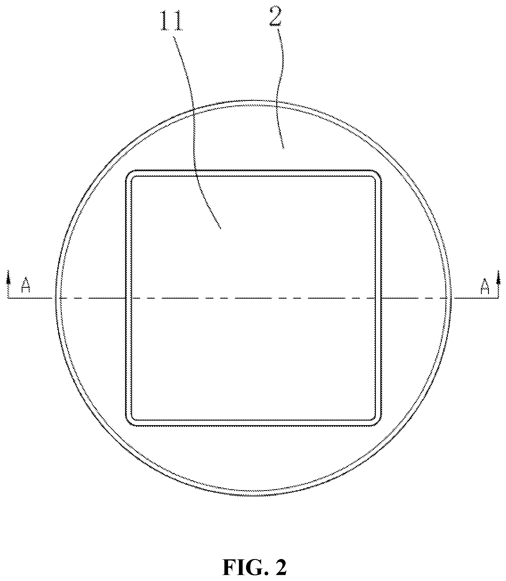 Patent US12448807 Figure 2 – Tent top base structure