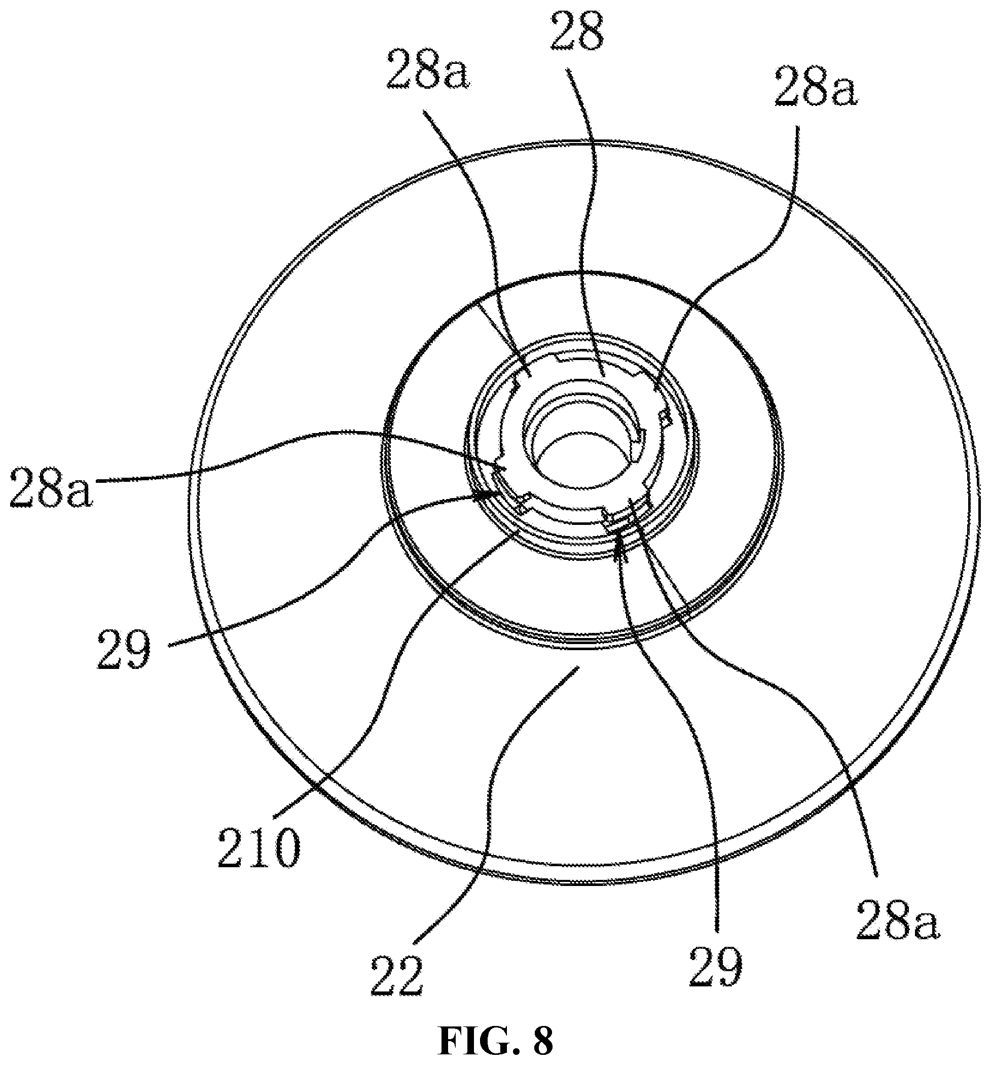 Patent US12448807 Figure 8 – Tent top base structure