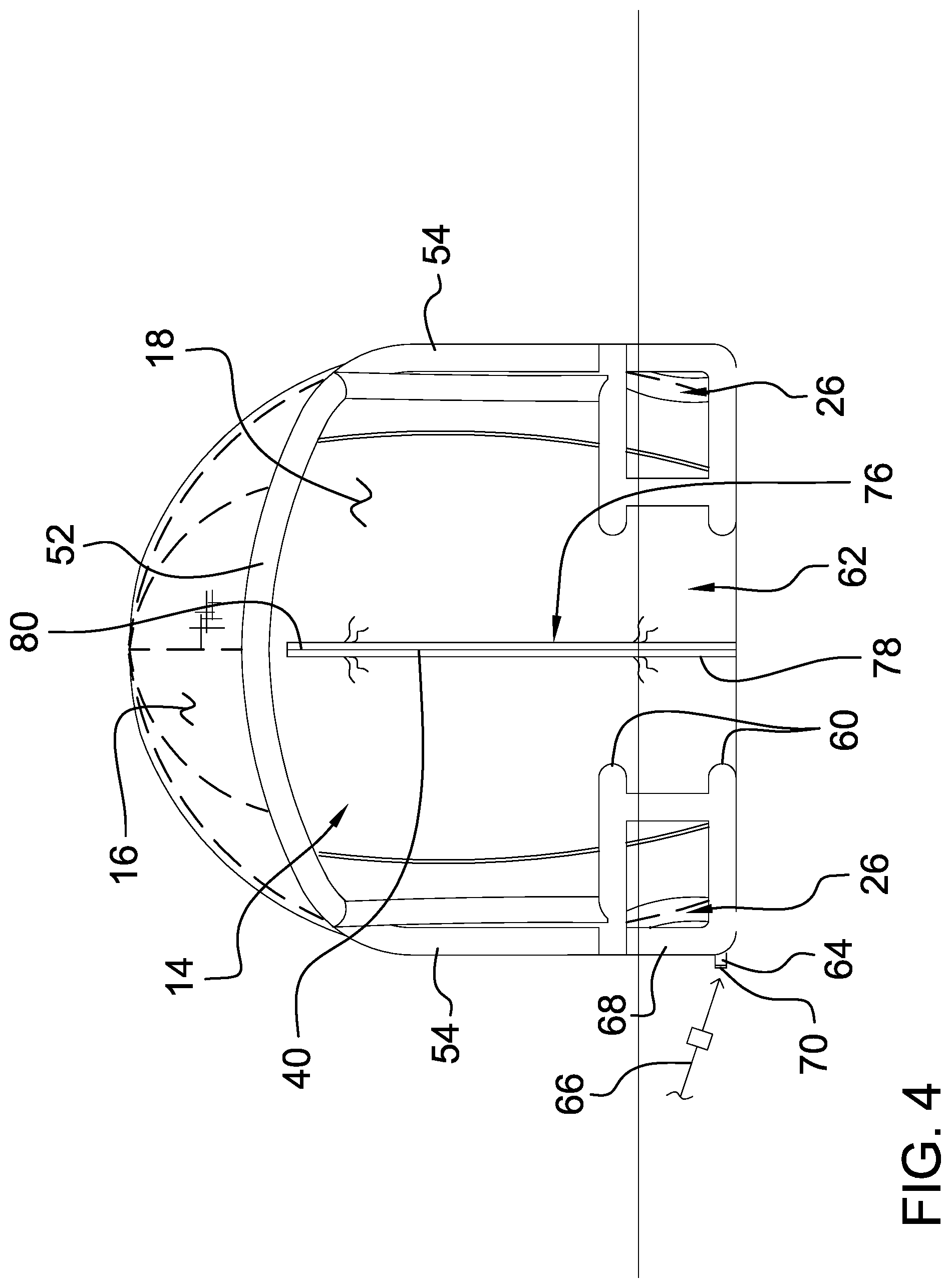 Patent US12448808 Figure 4 – Deployable tent assembly