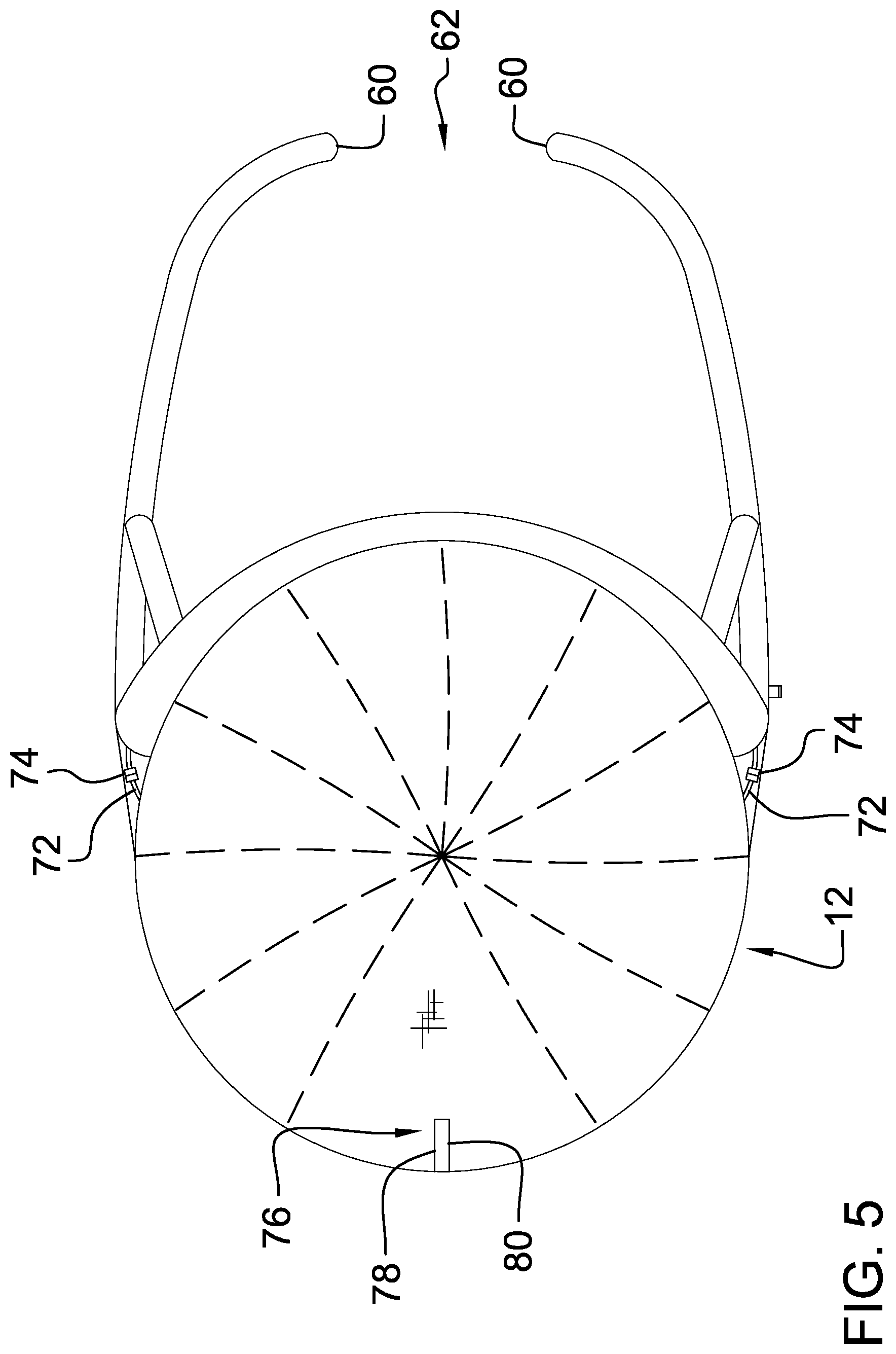 Patent US12448808 Figure 5 – Deployable tent assembly