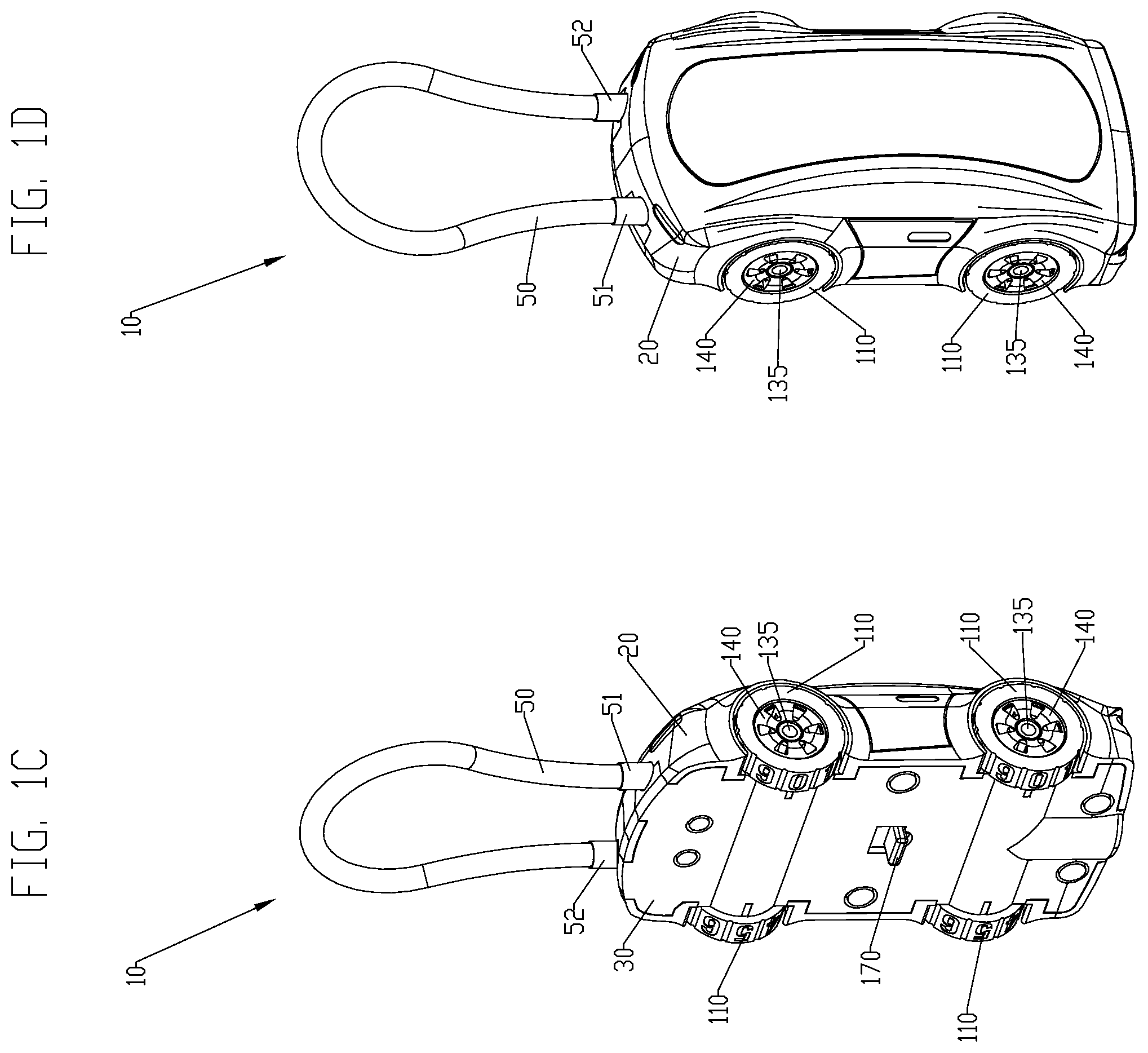 Patent US12448813 Figure 2 – Object shaped combination padlock