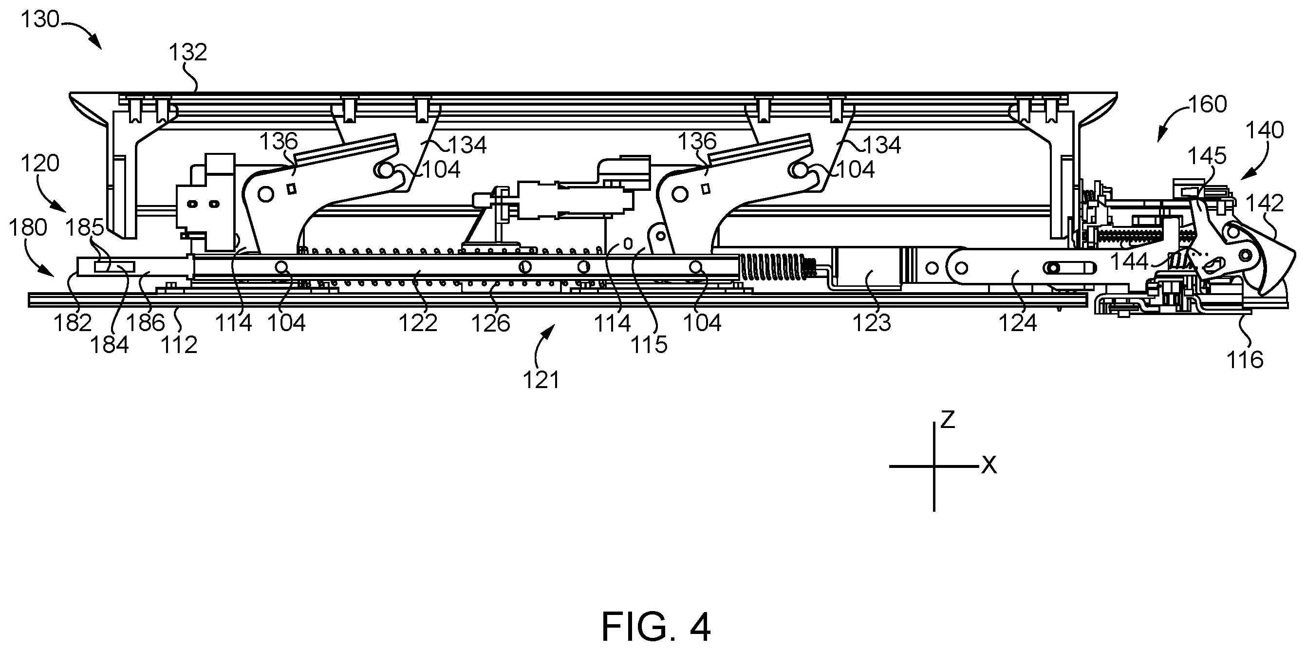 Patent US12448820 Figure 4 – Exit device systems and methods