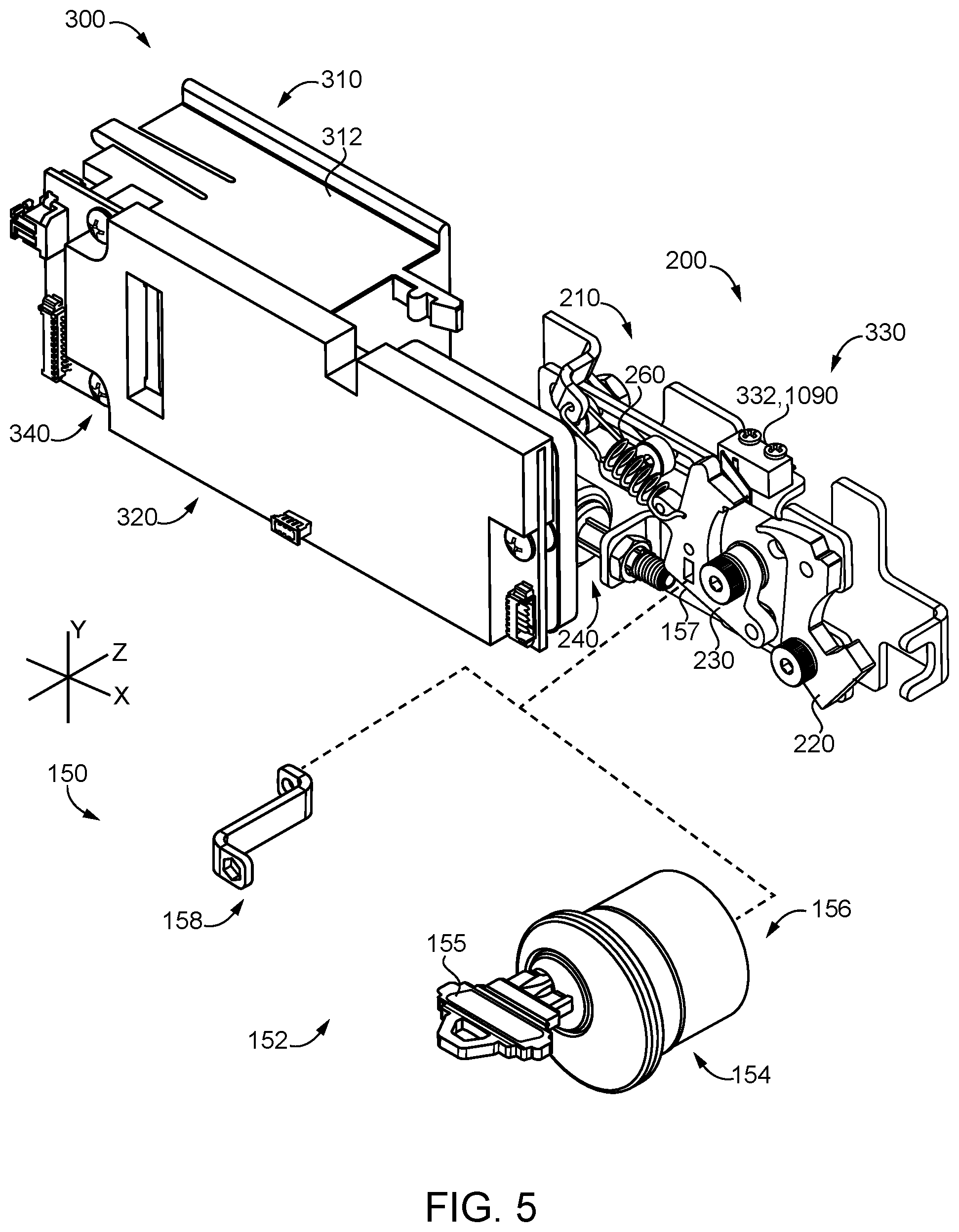 Patent US12448820 Figure 5 – Exit device systems and methods