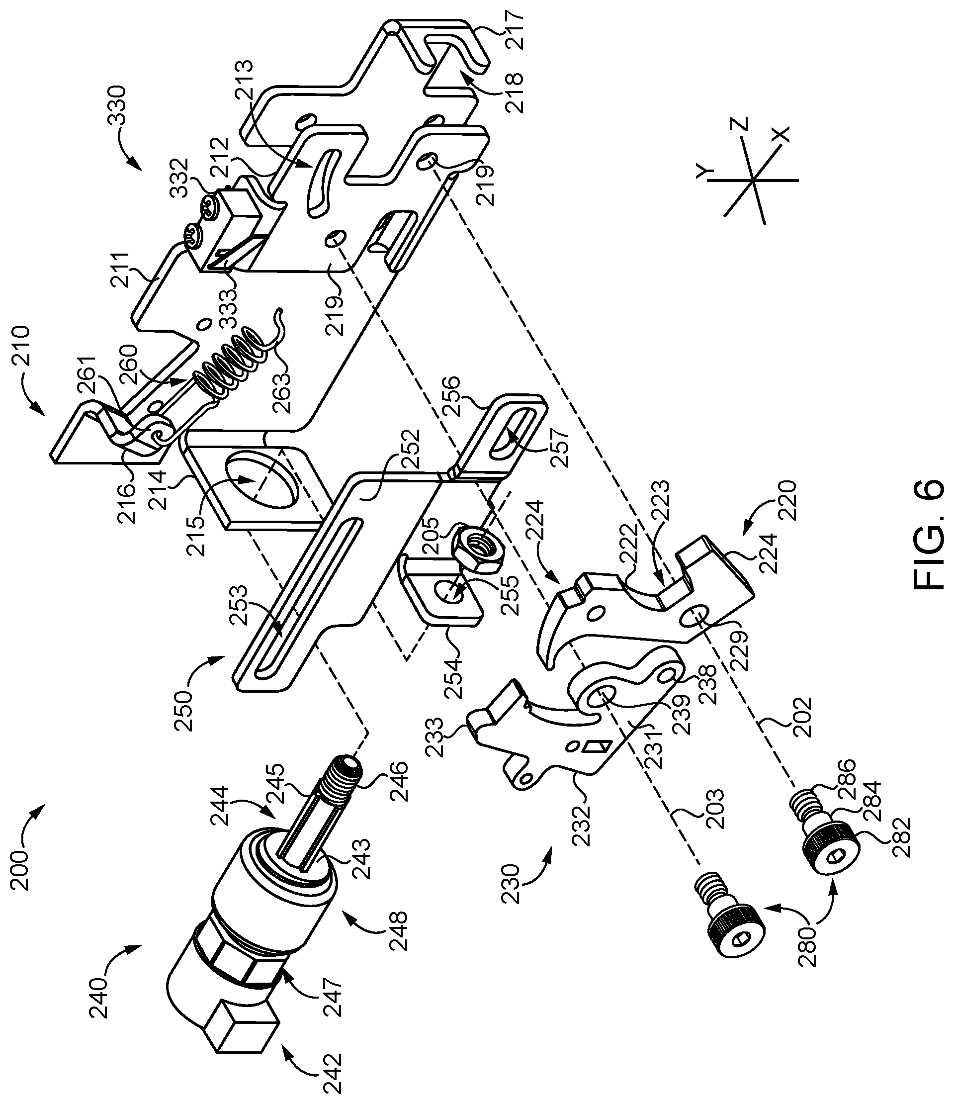 Patent US12448820 Figure 6 – Exit device systems and methods