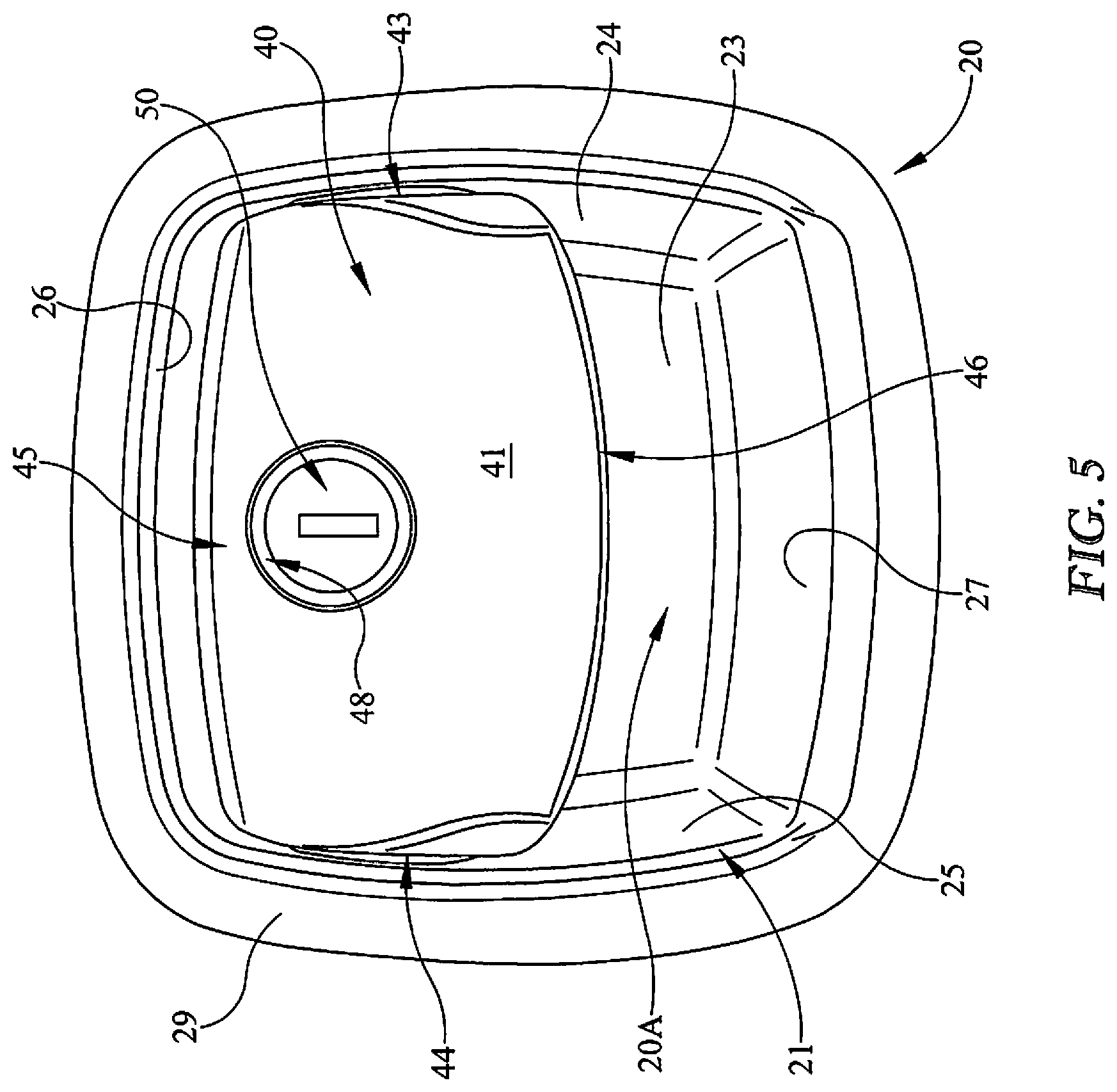 Patent US12448823 Figure 3 – Door handle and locking system