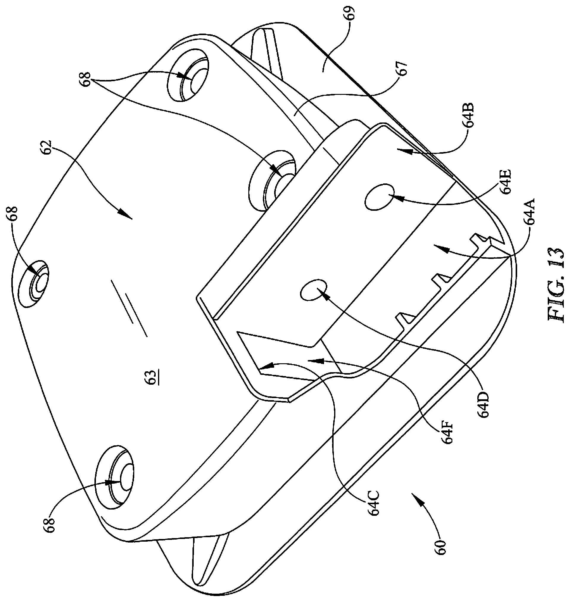 Patent US12448823 Figure 10 – Door handle and locking system