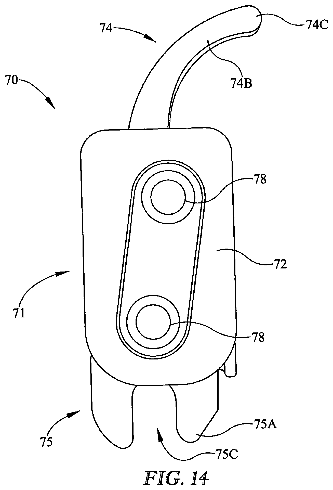 Patent US12448823 Figure 11 – Door handle and locking system
