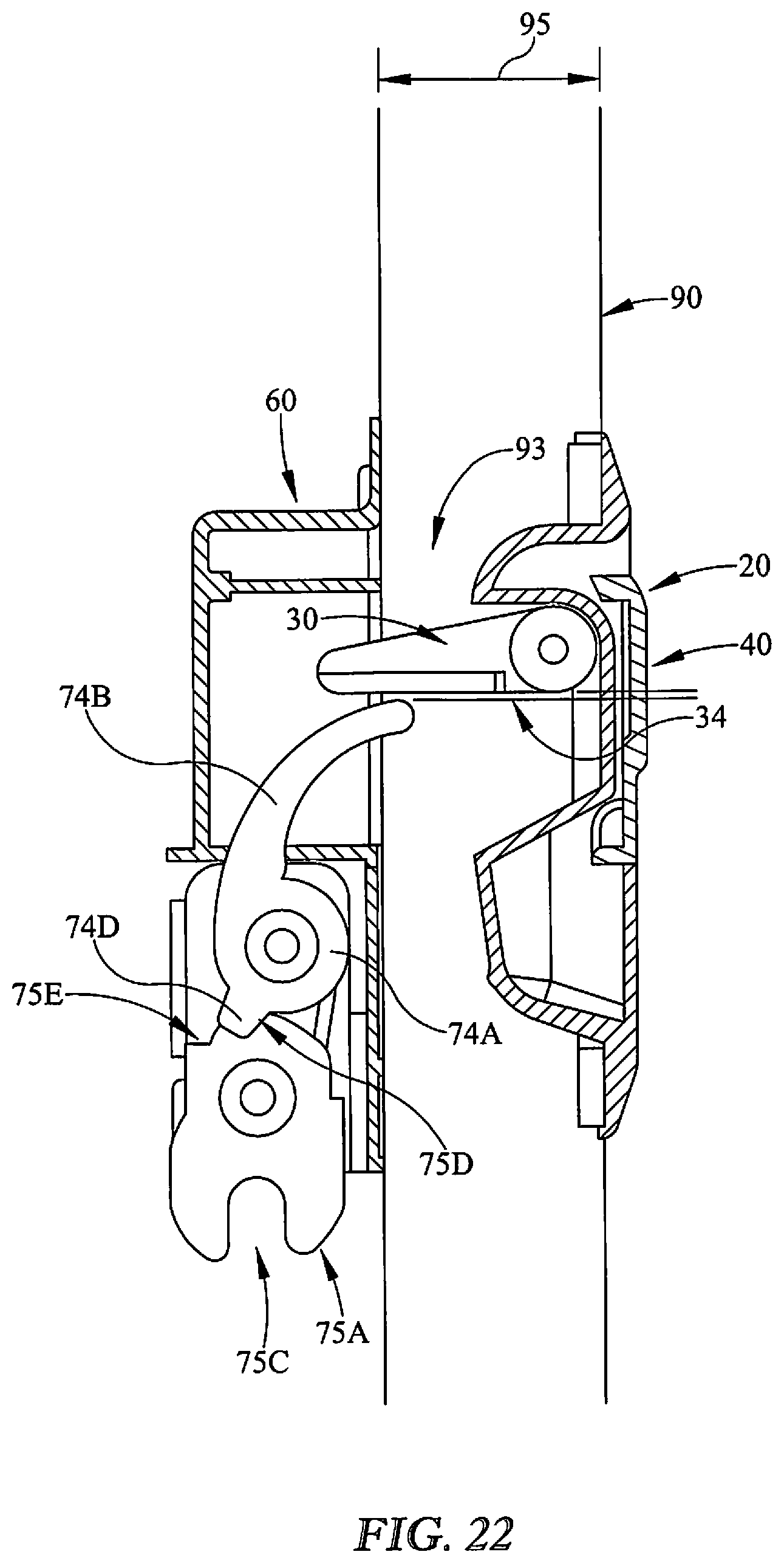 Patent US12448823 Figure 17 – Door handle and locking system