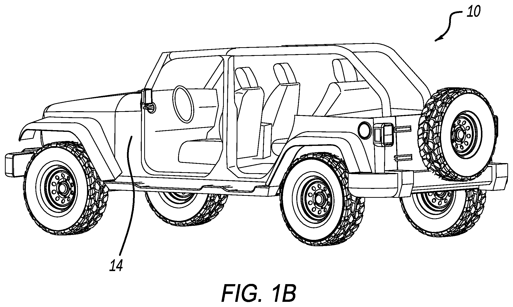 Patent US12448825 Figure 2 – Quick release automotive check strap
