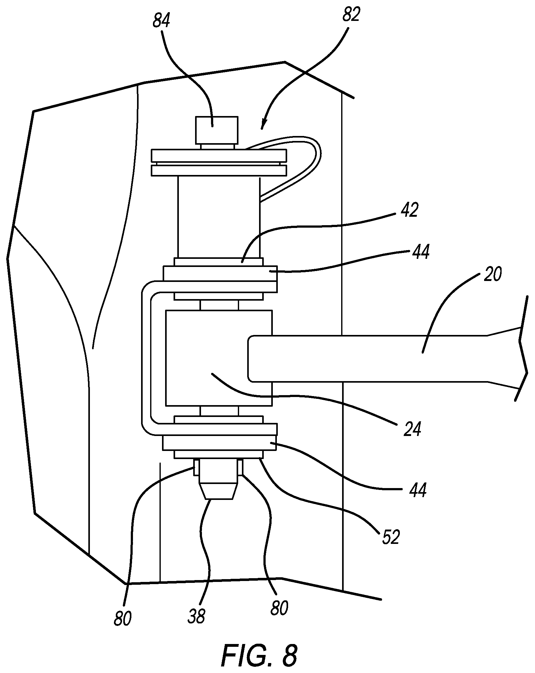 Patent US12448825 Figure 9 – Quick release automotive check strap