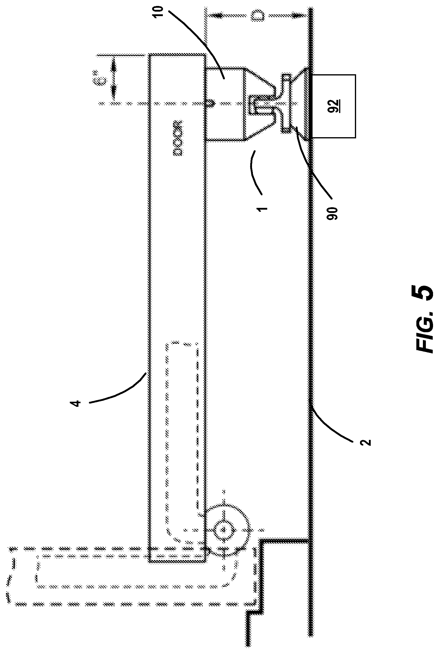 Patent US12448826 Figure 6 – Adjustable door holder