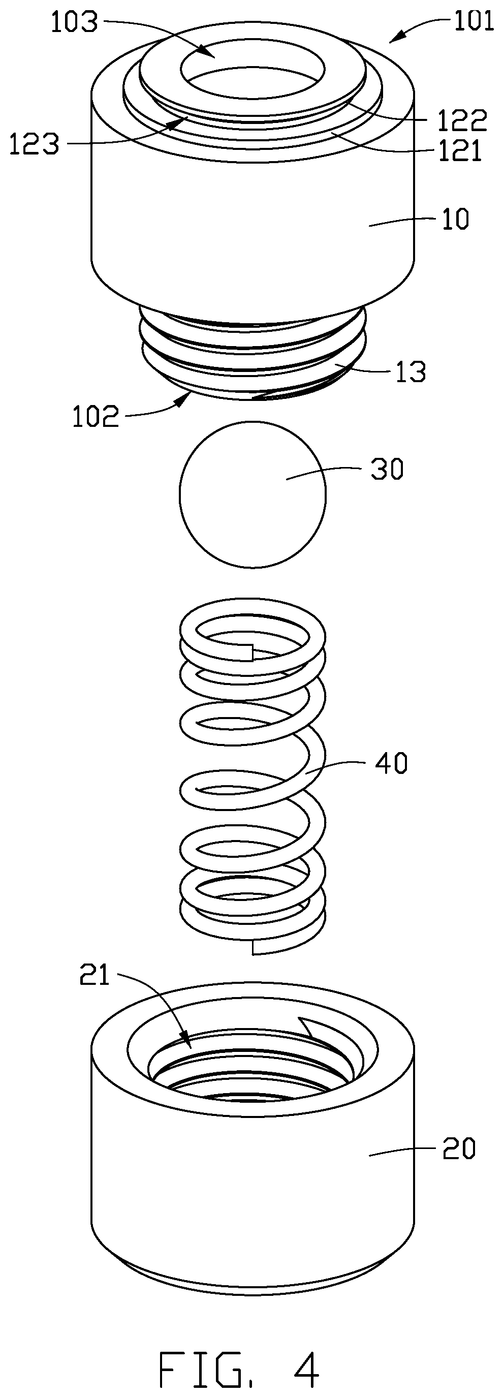 Patent US12448827 Figure 4 – Retention assembly and chassis having the same