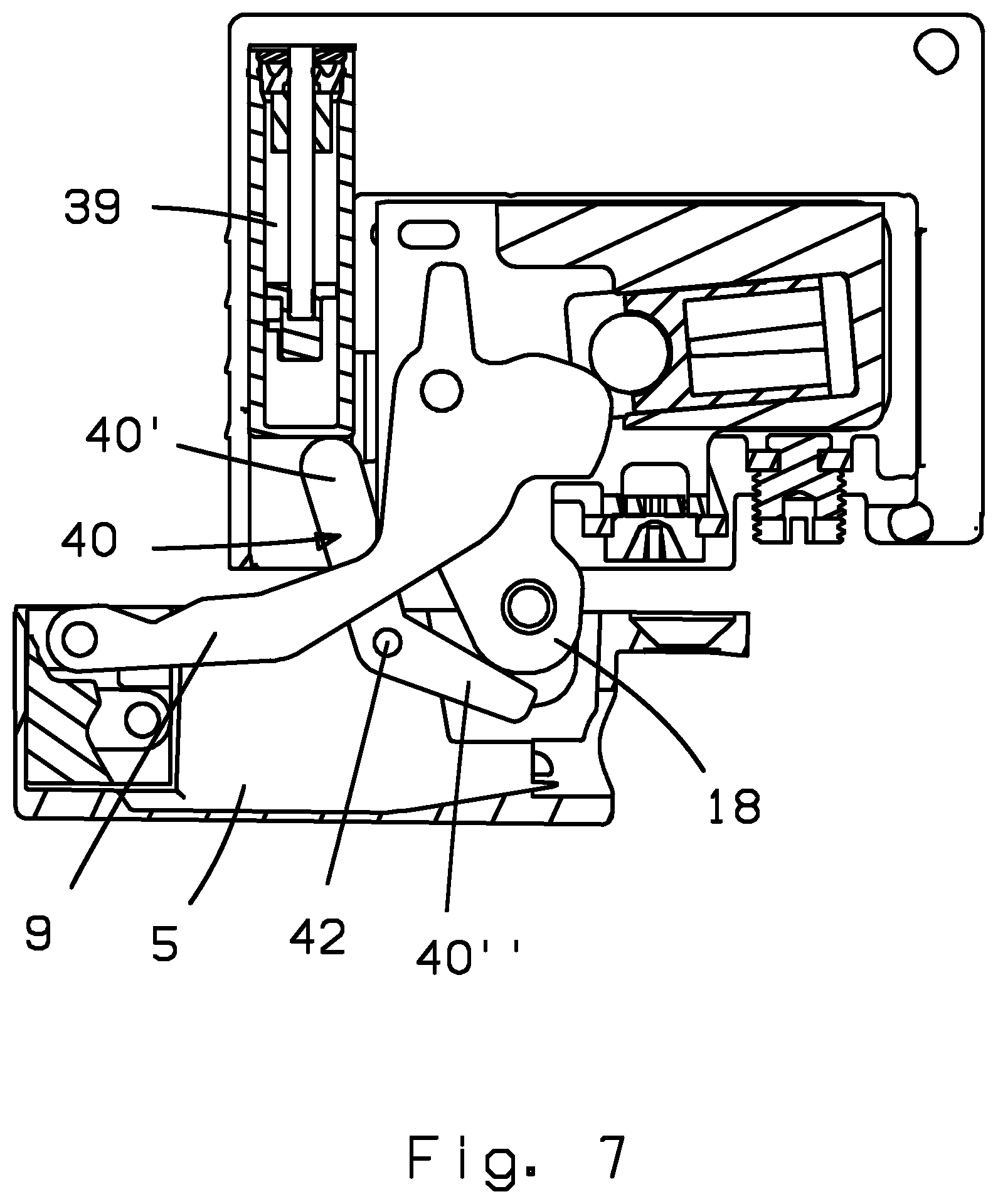 Patent US12448828 Figure 7 – Hinge for furniture