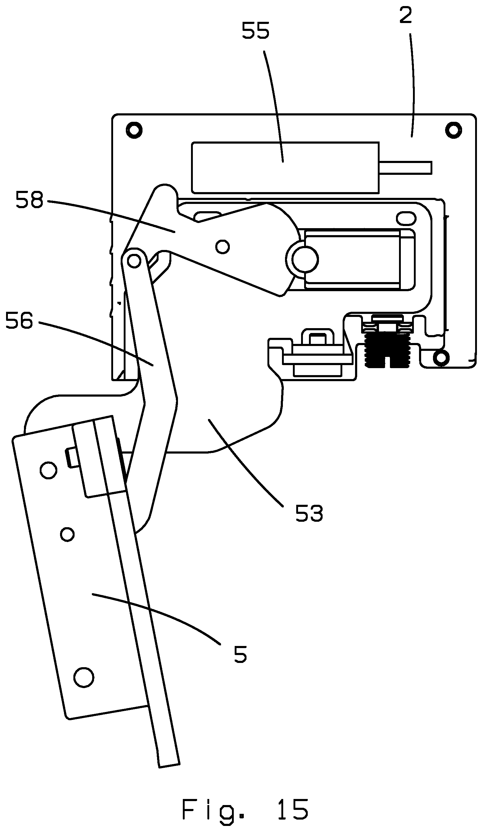 Patent US12448828 Figure 15 – Hinge for furniture
