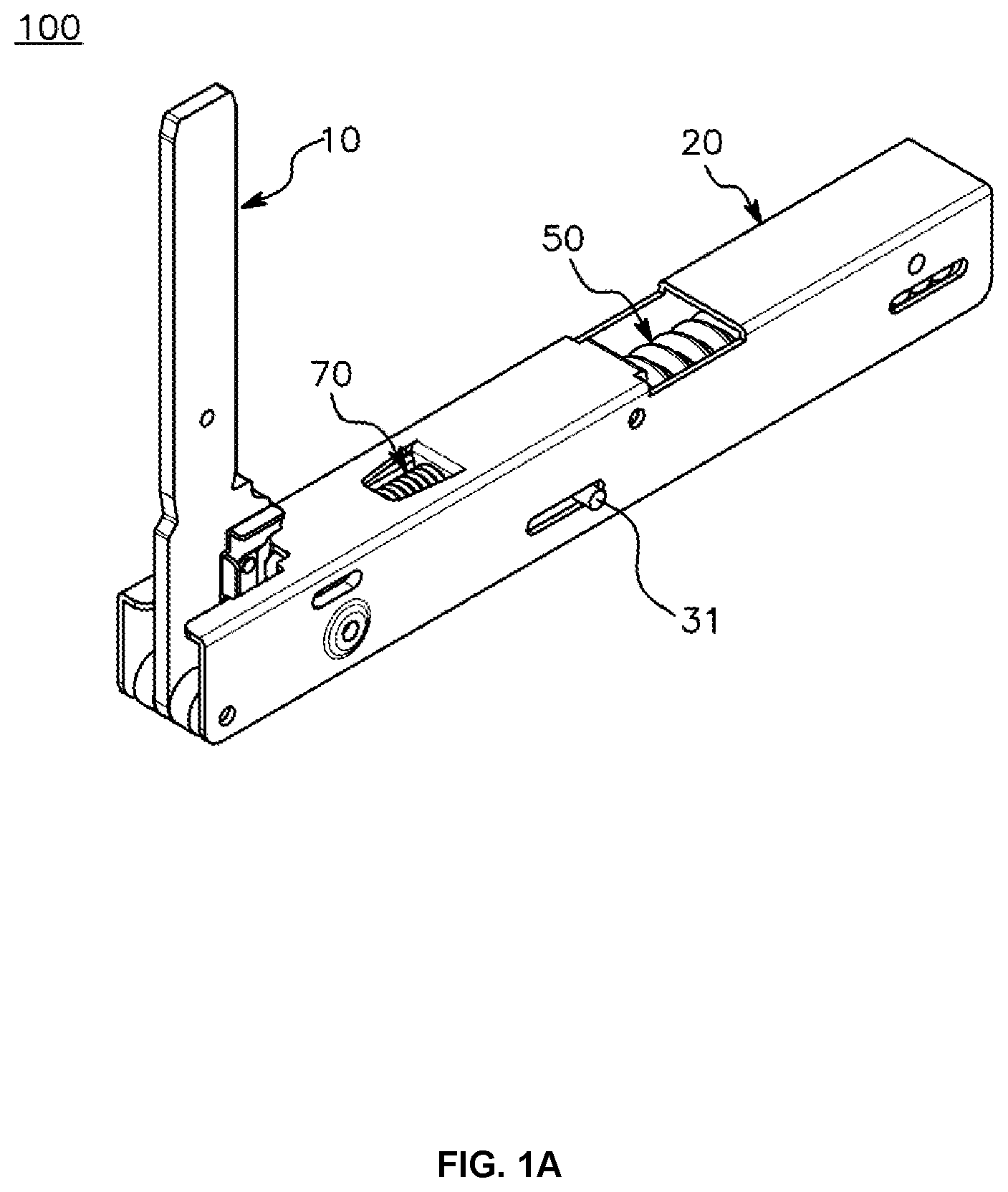 Patent US12448830 Figure 1 – Door hinge