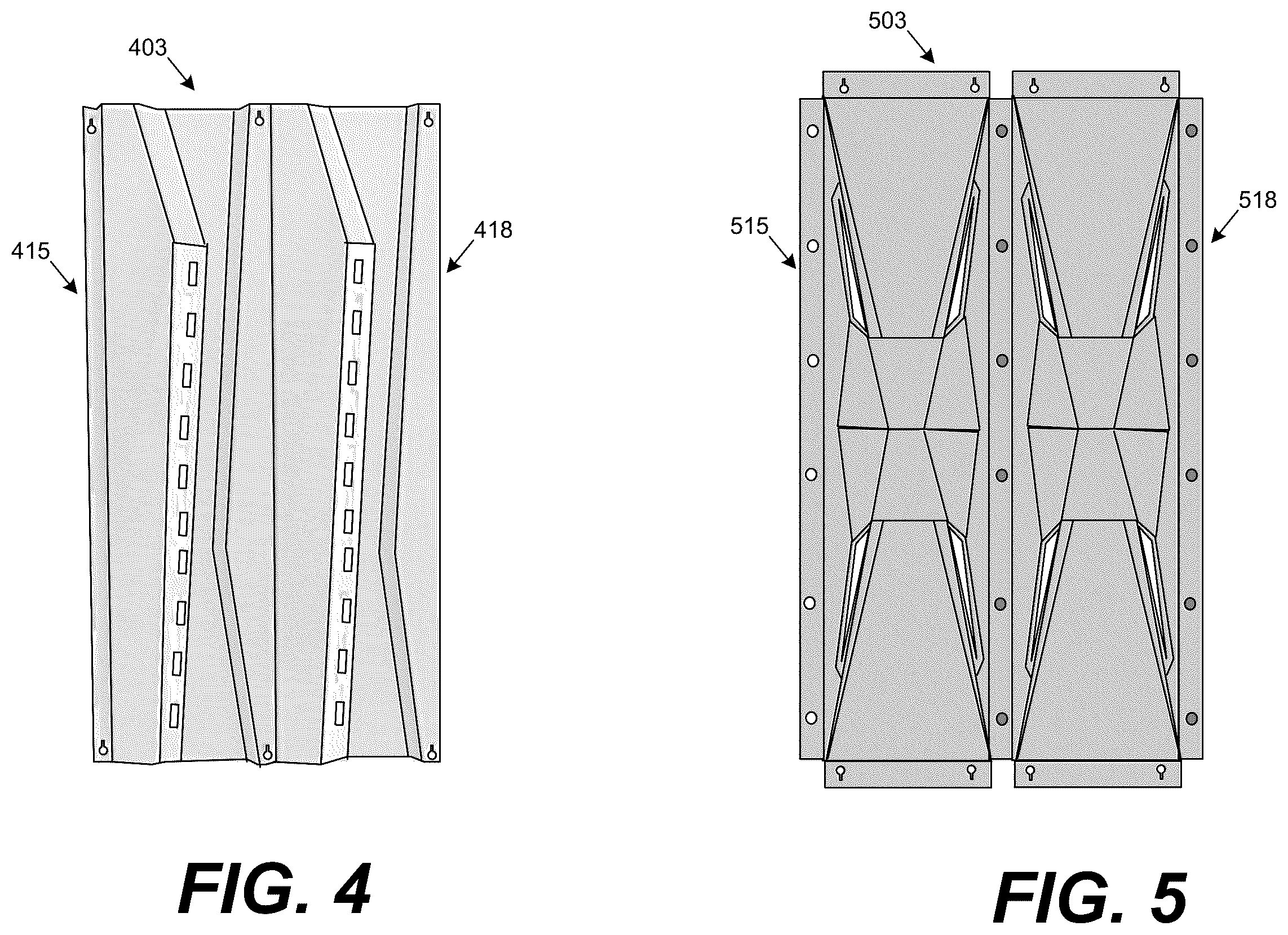 Patent US12448834 Figure 5 – Storm shutter panel systems and method of design