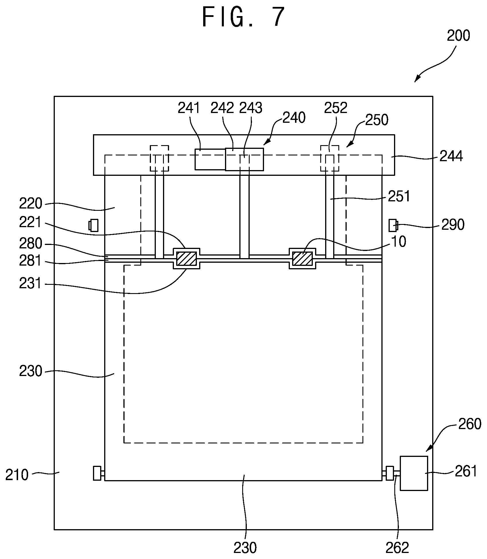 Patent US12448835 Figure 7 – Fireproof shutter and transport apparatus including the same