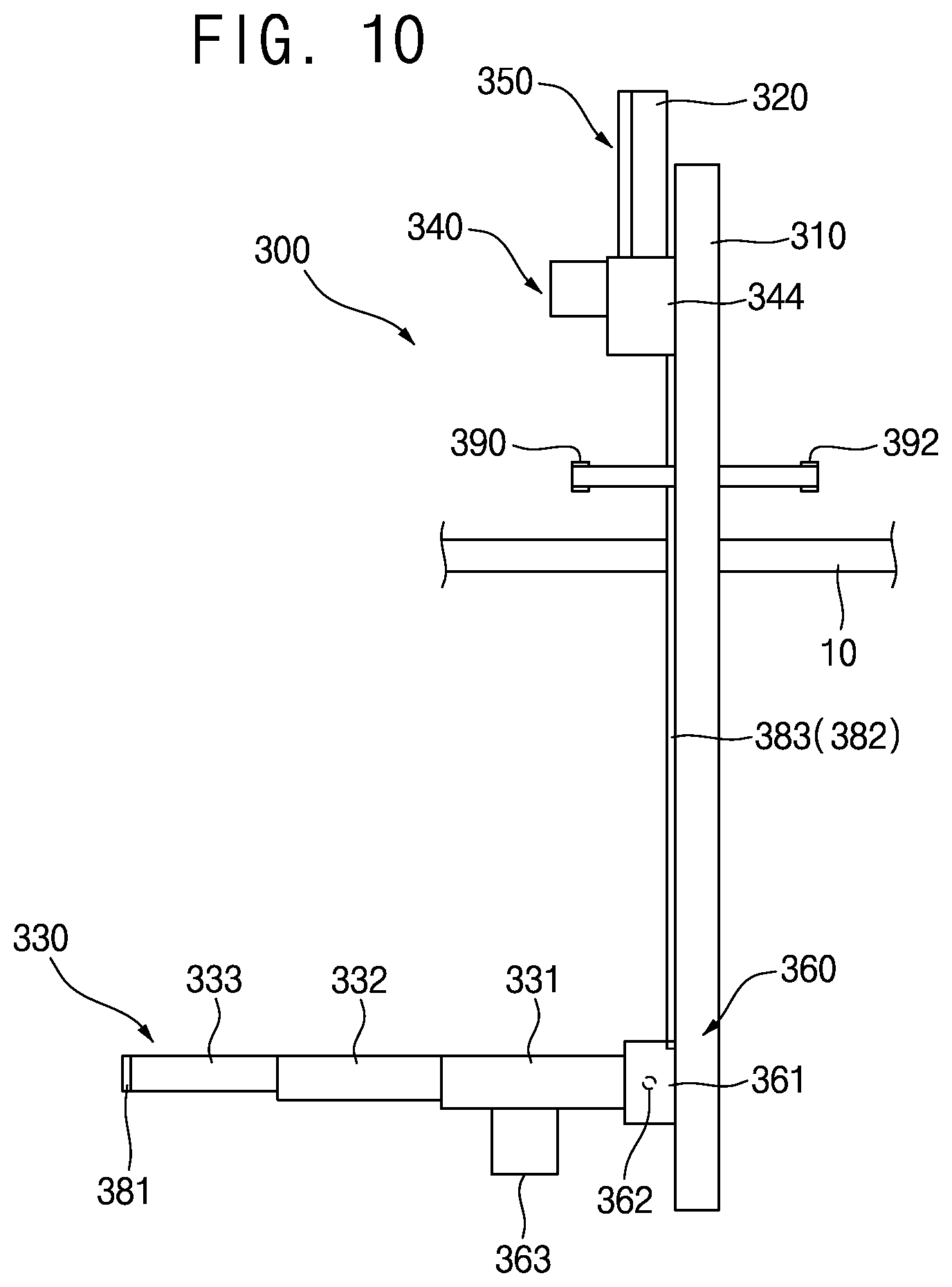 Patent US12448835 Figure 10 – Fireproof shutter and transport apparatus including the same