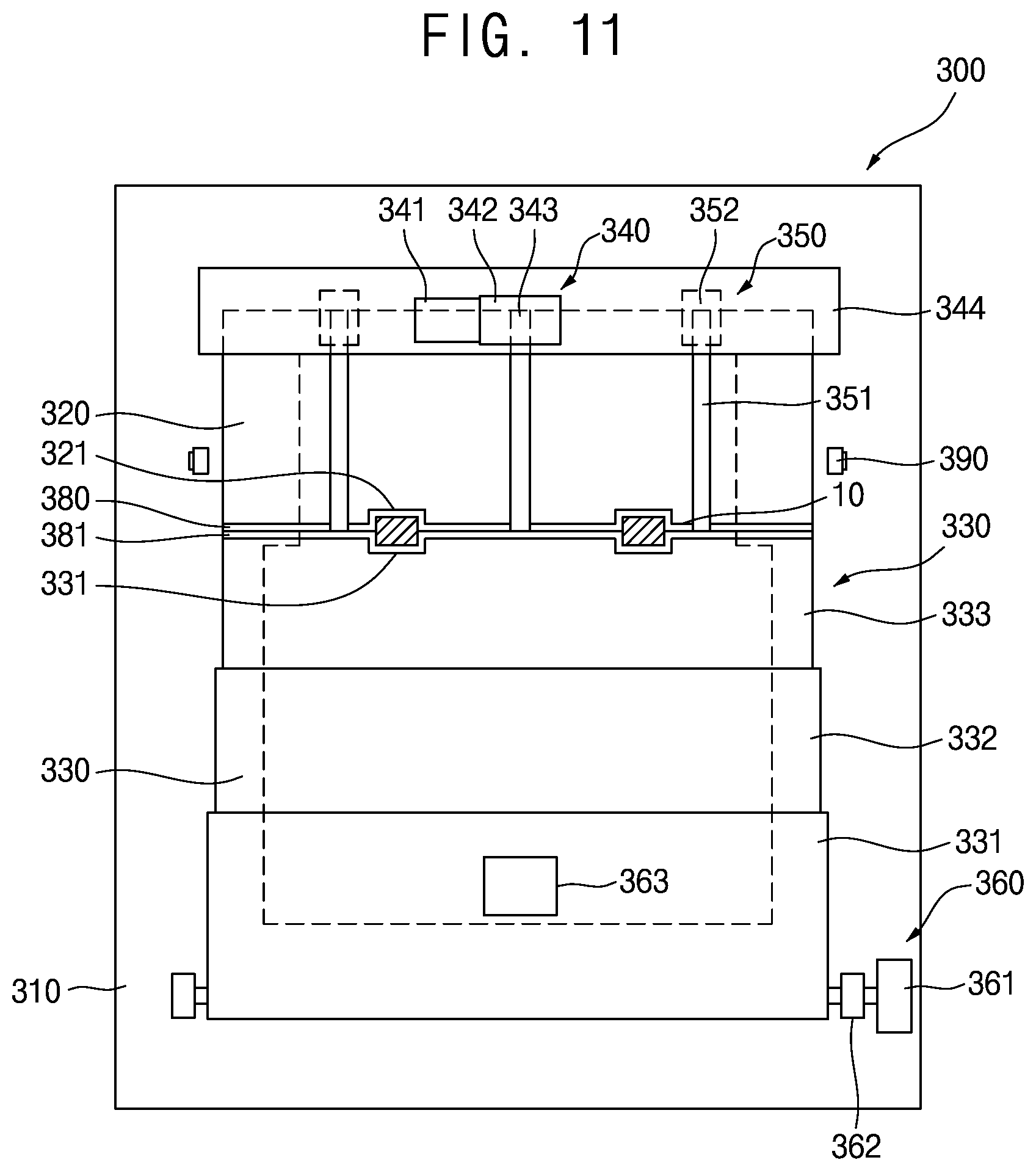 Patent US12448835 Figure 11 – Fireproof shutter and transport apparatus including the same