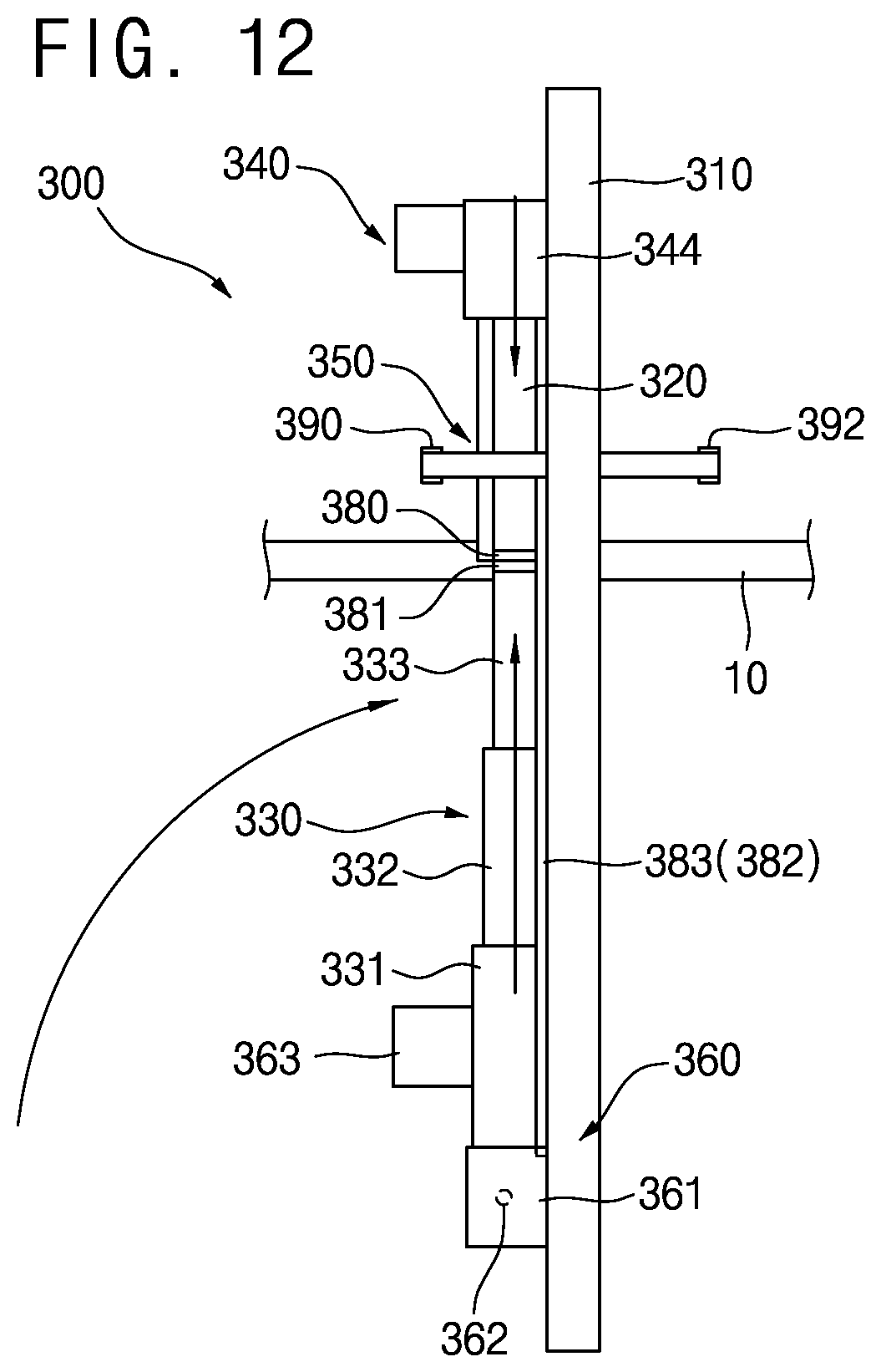 Patent US12448835 Figure 12 – Fireproof shutter and transport apparatus including the same