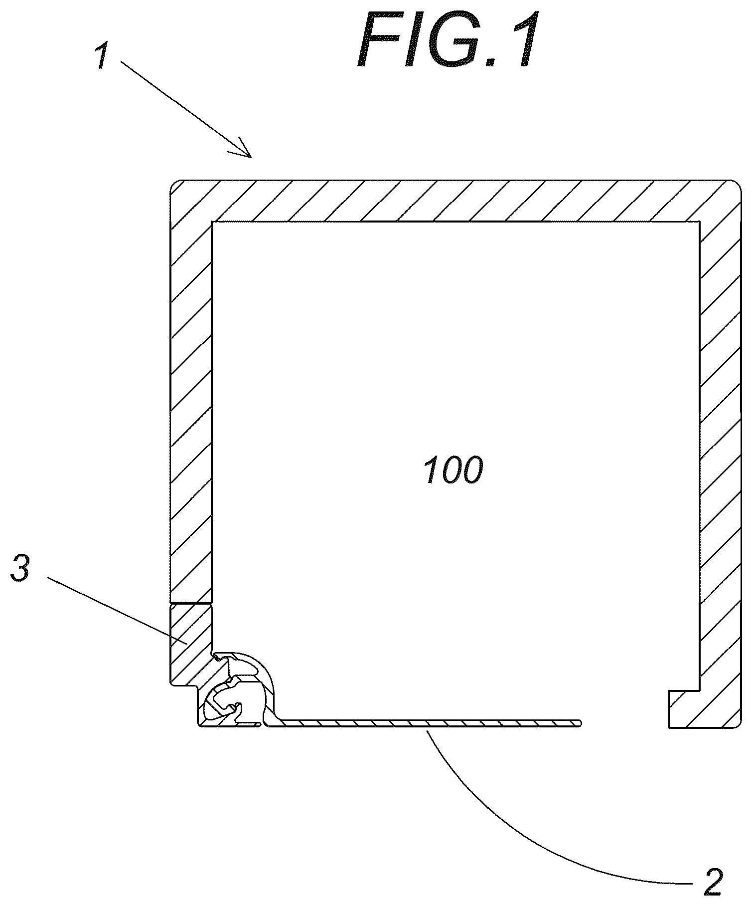 Patent US12448837 Figure 1 – Covering box and hood for roller elements