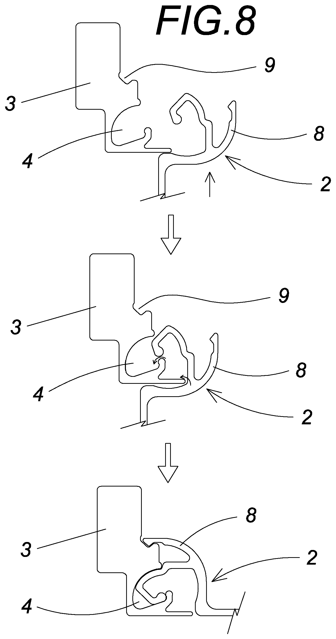 Patent US12448837 Figure 5 – Covering box and hood for roller elements