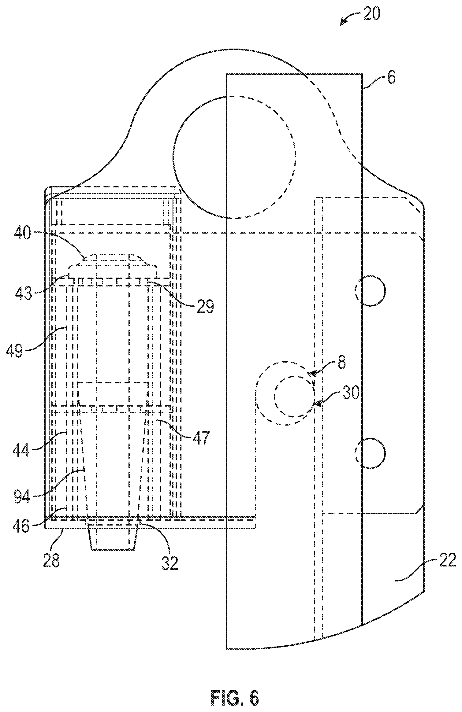 Patent US12448843 Figure 5 – Fall protection system