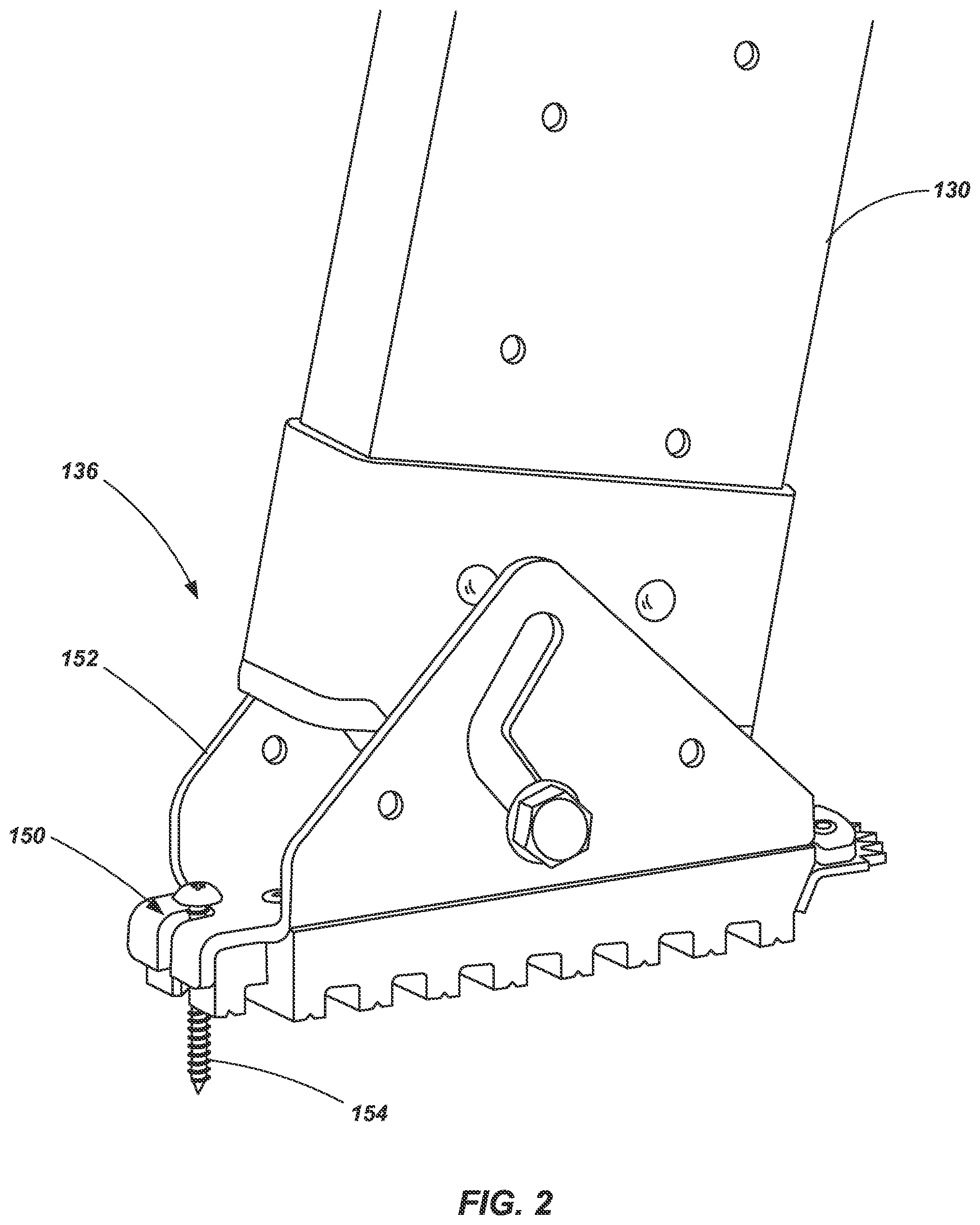 Patent US12448844 Figure 2 – Ladders, mechanisms and components for ladders, and related methods