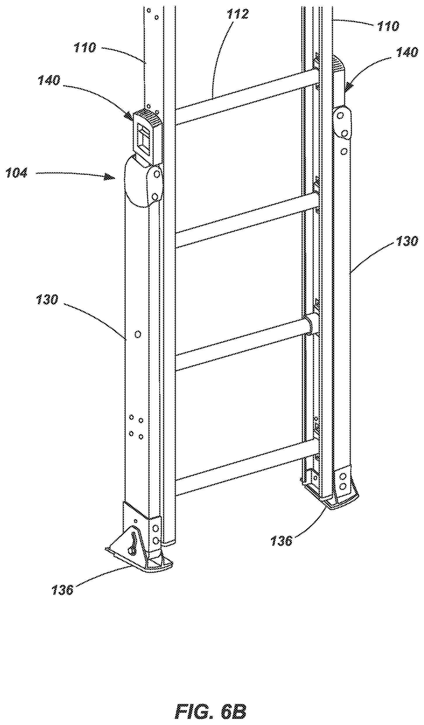 Patent US12448844 Figure 7 – Ladders, mechanisms and components for ladders, and related methods