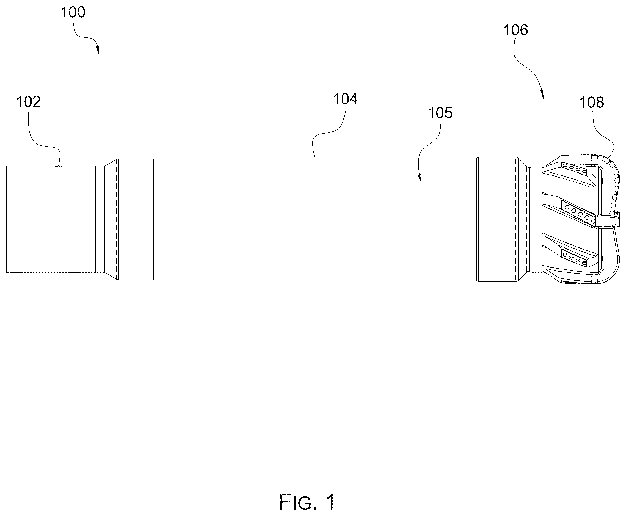 Patent US12448845 Figure 1 – Apparatus with fluid powered drive assemblies and method of fabrication