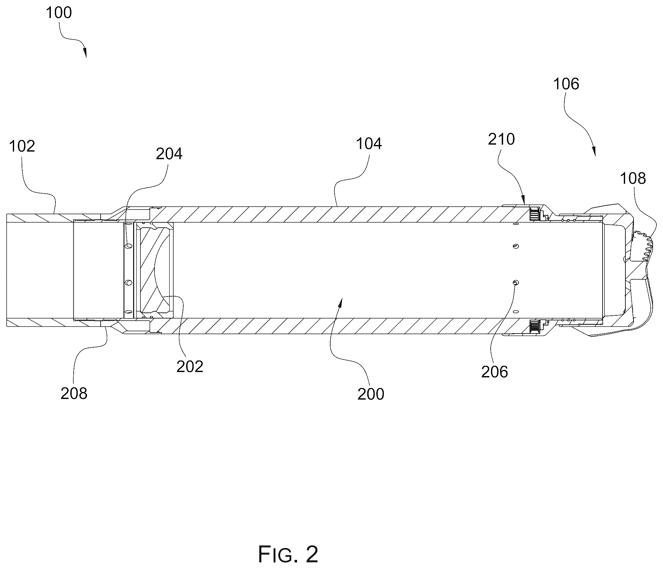 Patent US12448845 Figure 2 – Apparatus with fluid powered drive assemblies and method of fabrication